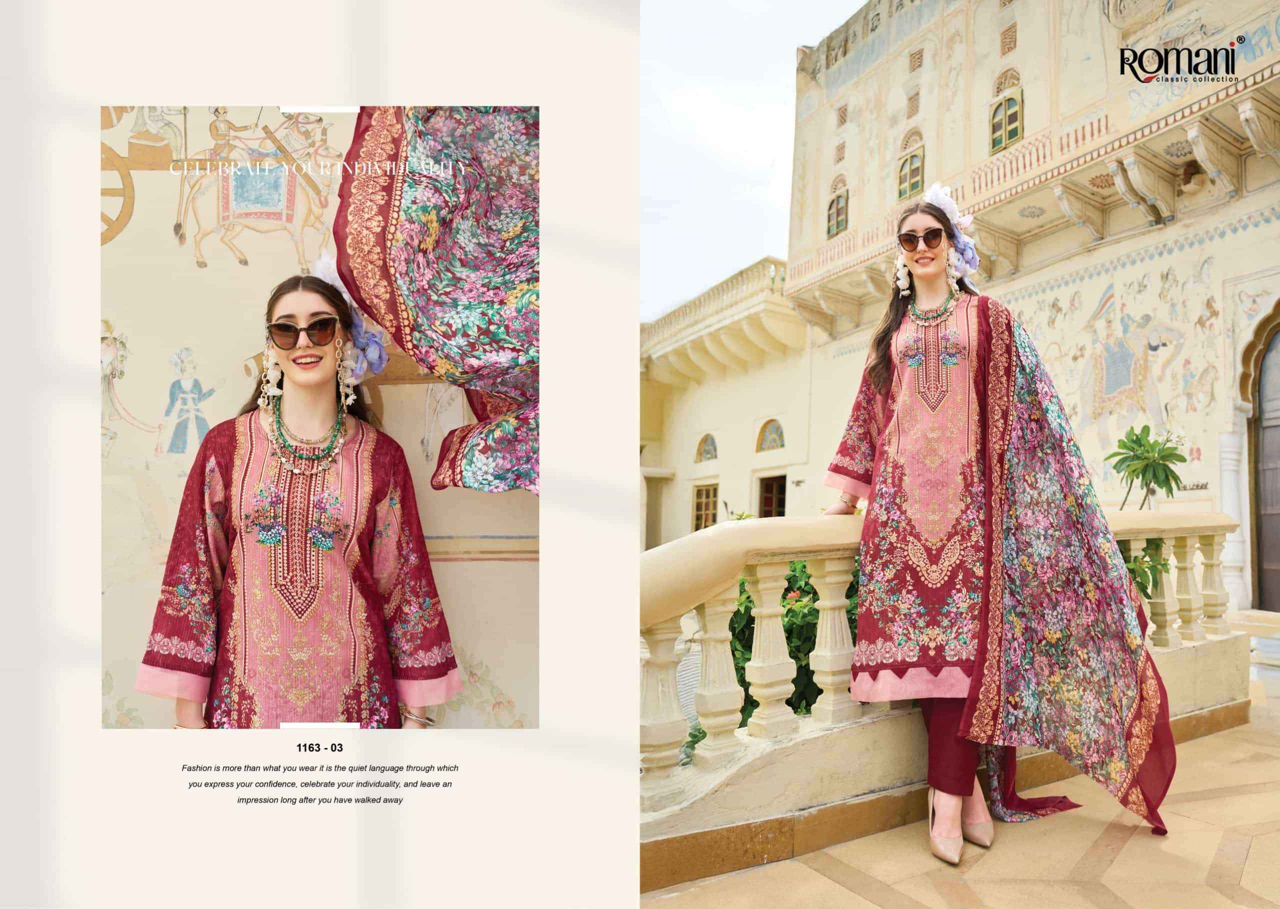 Romani Nafisa Vol 3 Cotton Dress Material 8 Pcs Catalog | Wholesale Market Surat