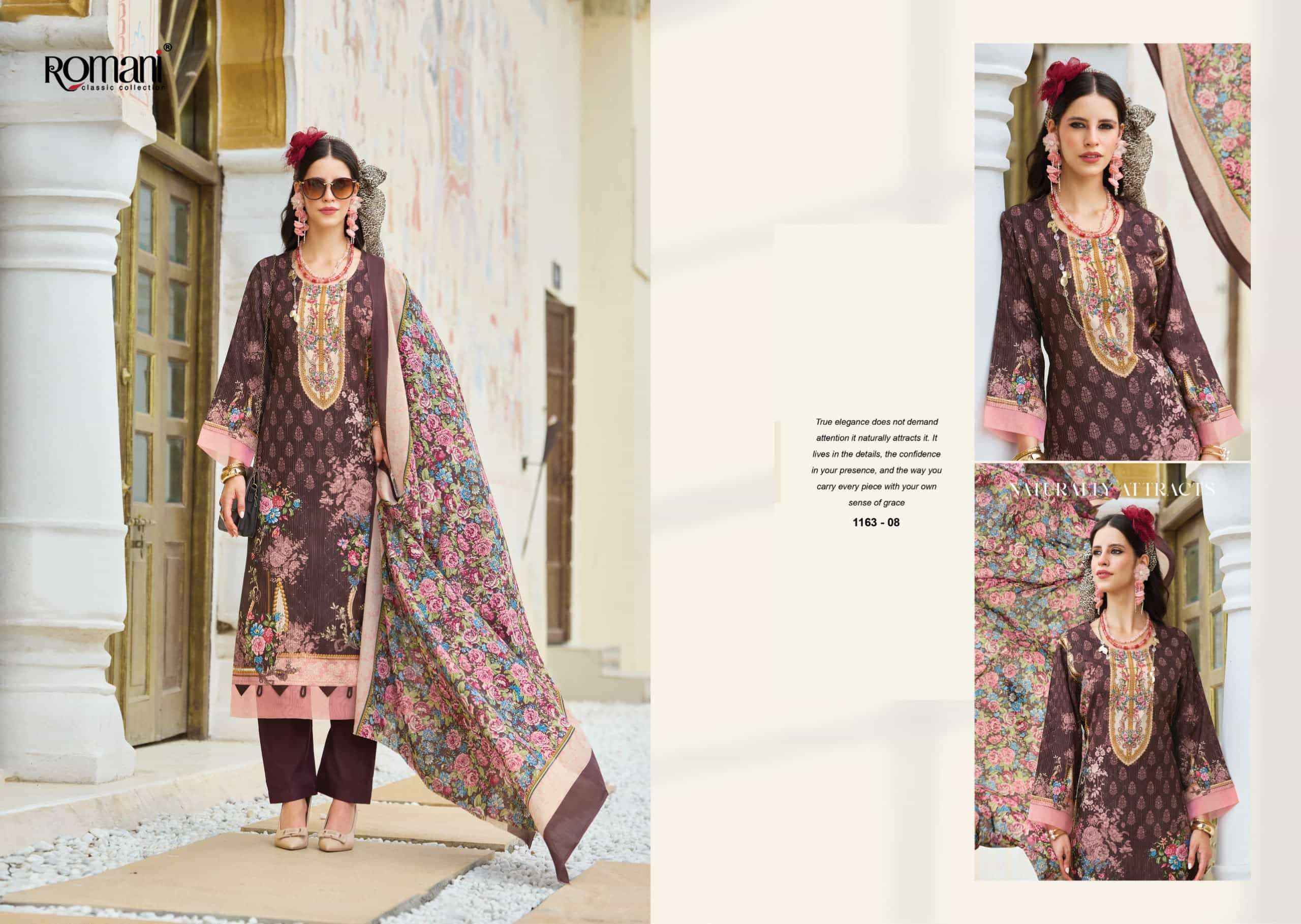 Romani Nafisa Vol 3 Cotton Dress Material 8 Pcs Catalog | Wholesale Market Surat