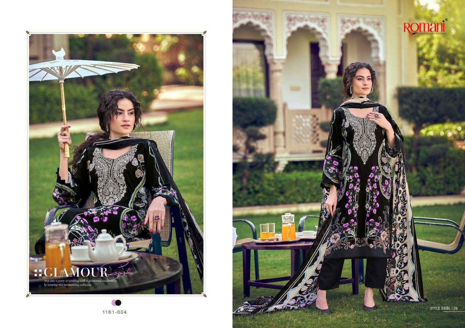 Romani Needle Wonder Vol 16 Cotton Dress Material 8 pcs Catalog