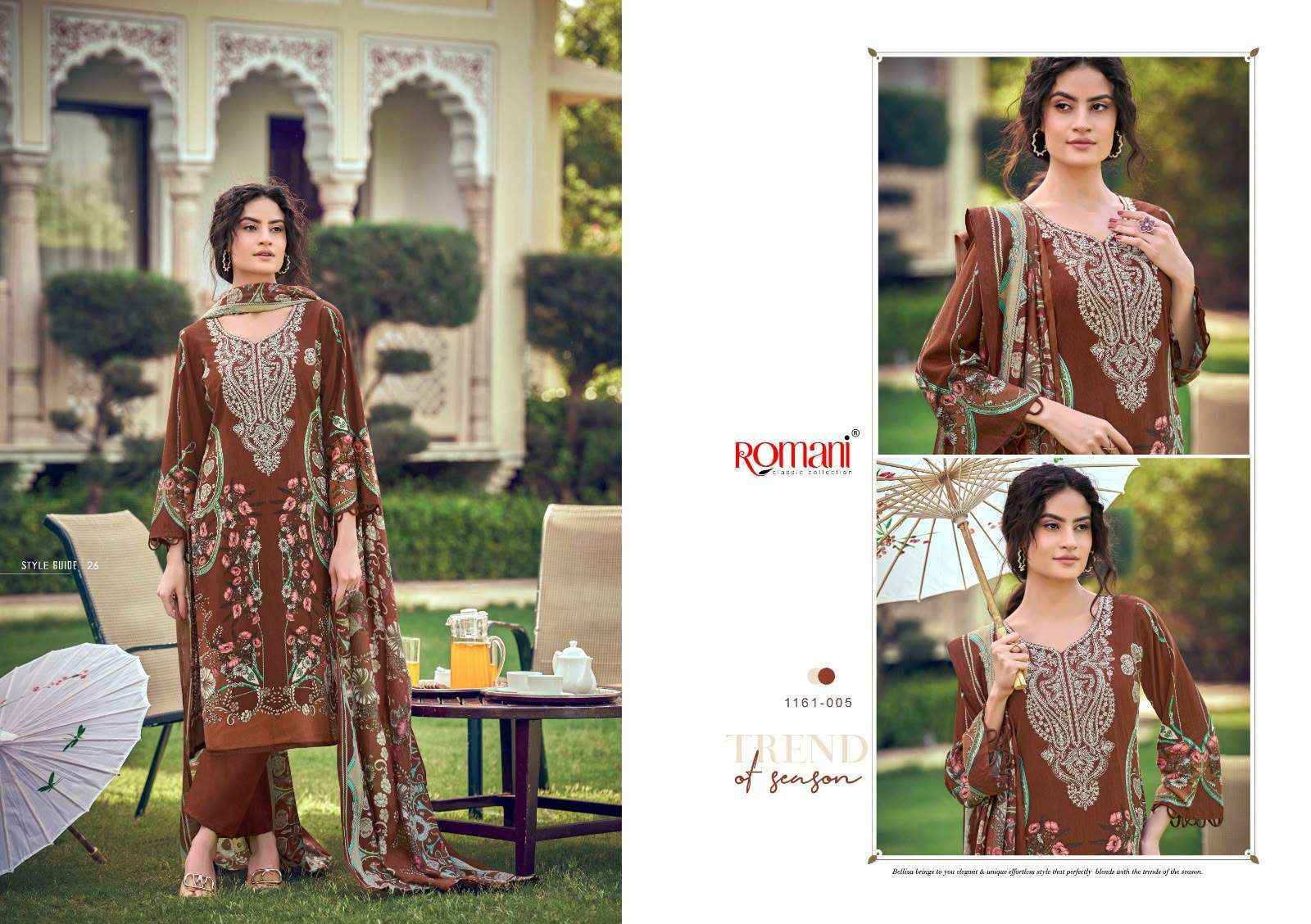Romani Needle Wonder Vol 16 Cotton Dress Material 8 pcs Catalog