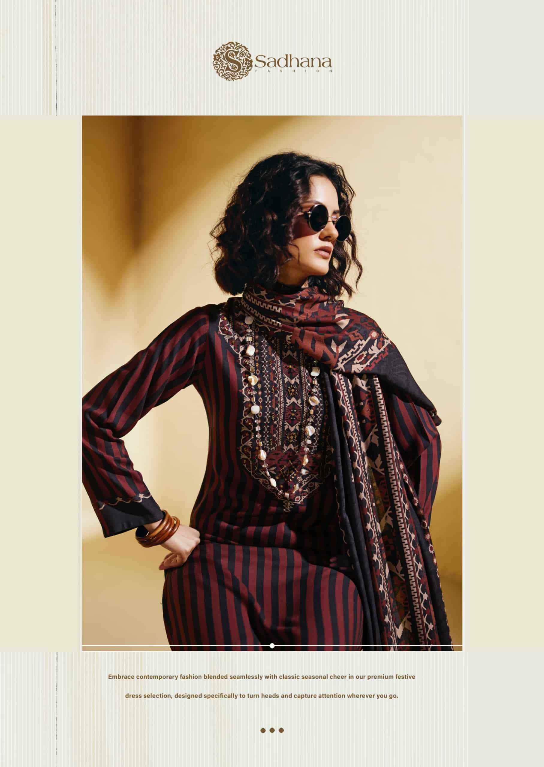 Sadhana Fashion Sofi Premium Collection Winter Dress Material 6 Pcs Catalog