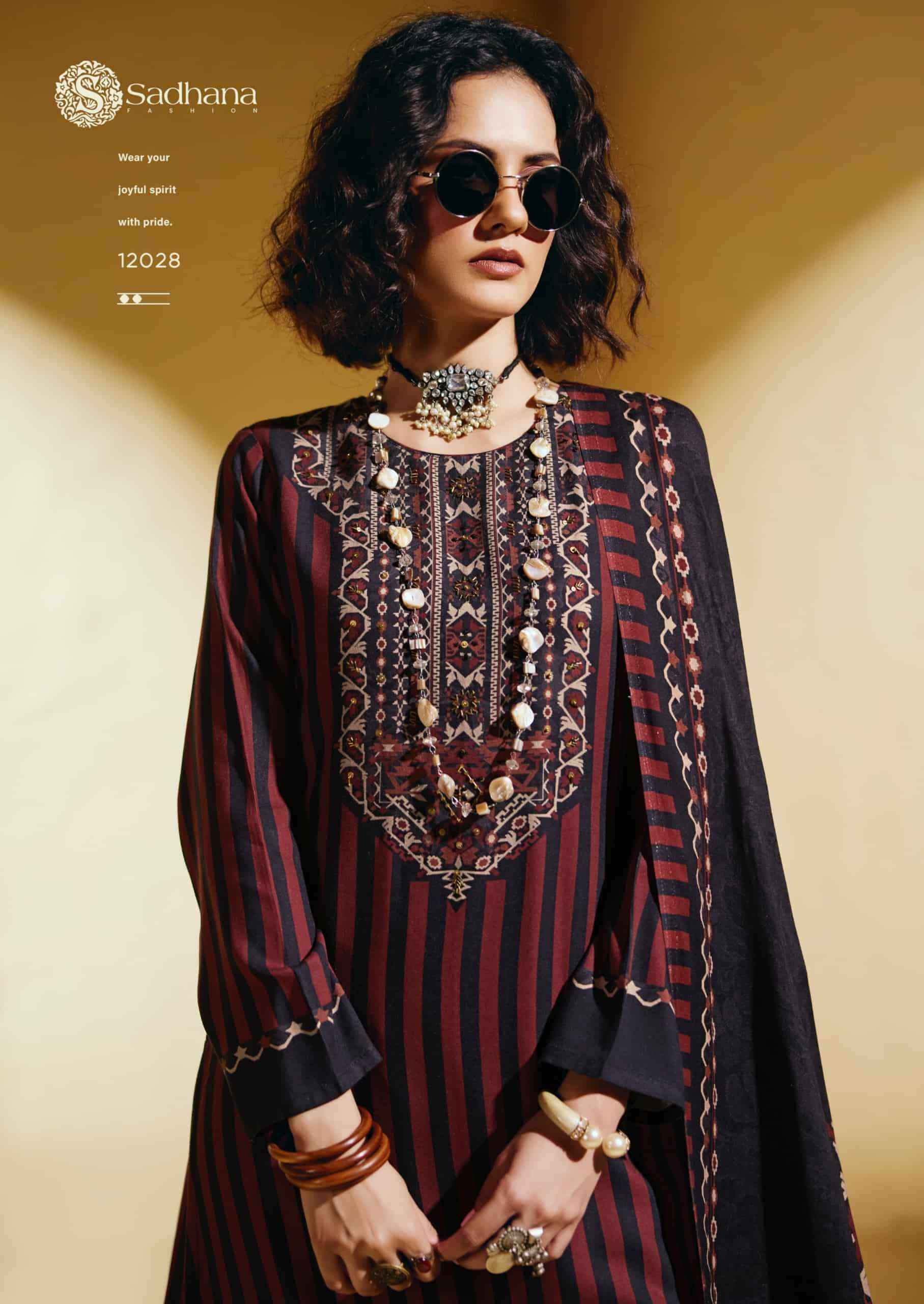 Sadhana Fashion Sofi Premium Collection Winter Dress Material 6 Pcs Catalog