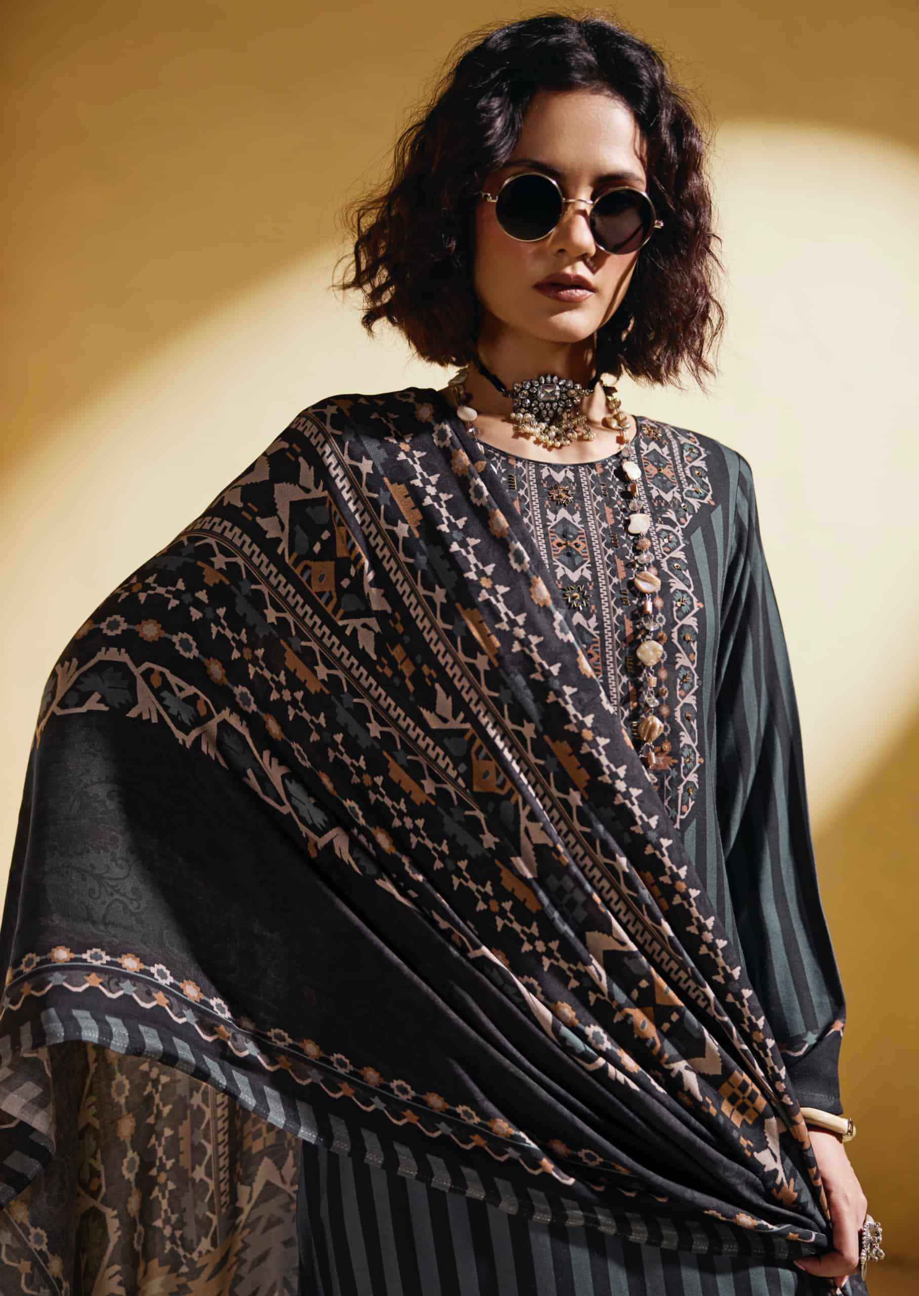 Sadhana Fashion Sofi Premium Collection Winter Dress Material 6 Pcs Catalog