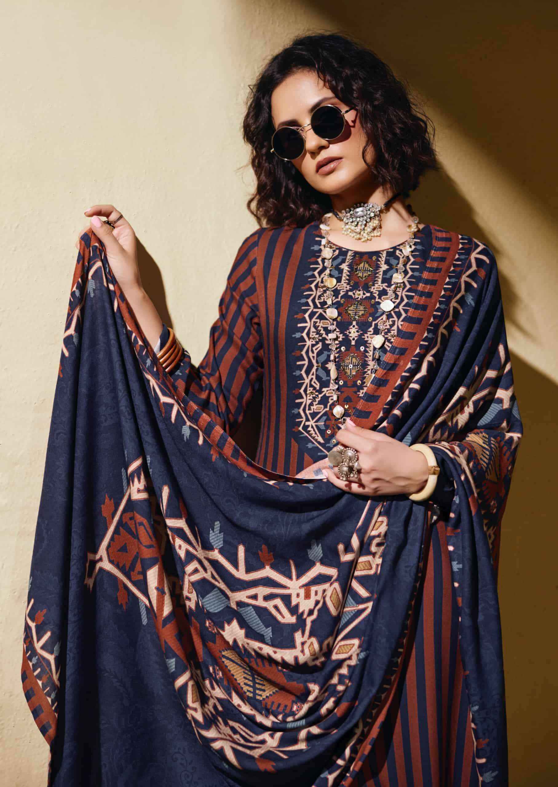 Sadhana Fashion Sofi Premium Collection Winter Dress Material 6 Pcs Catalog