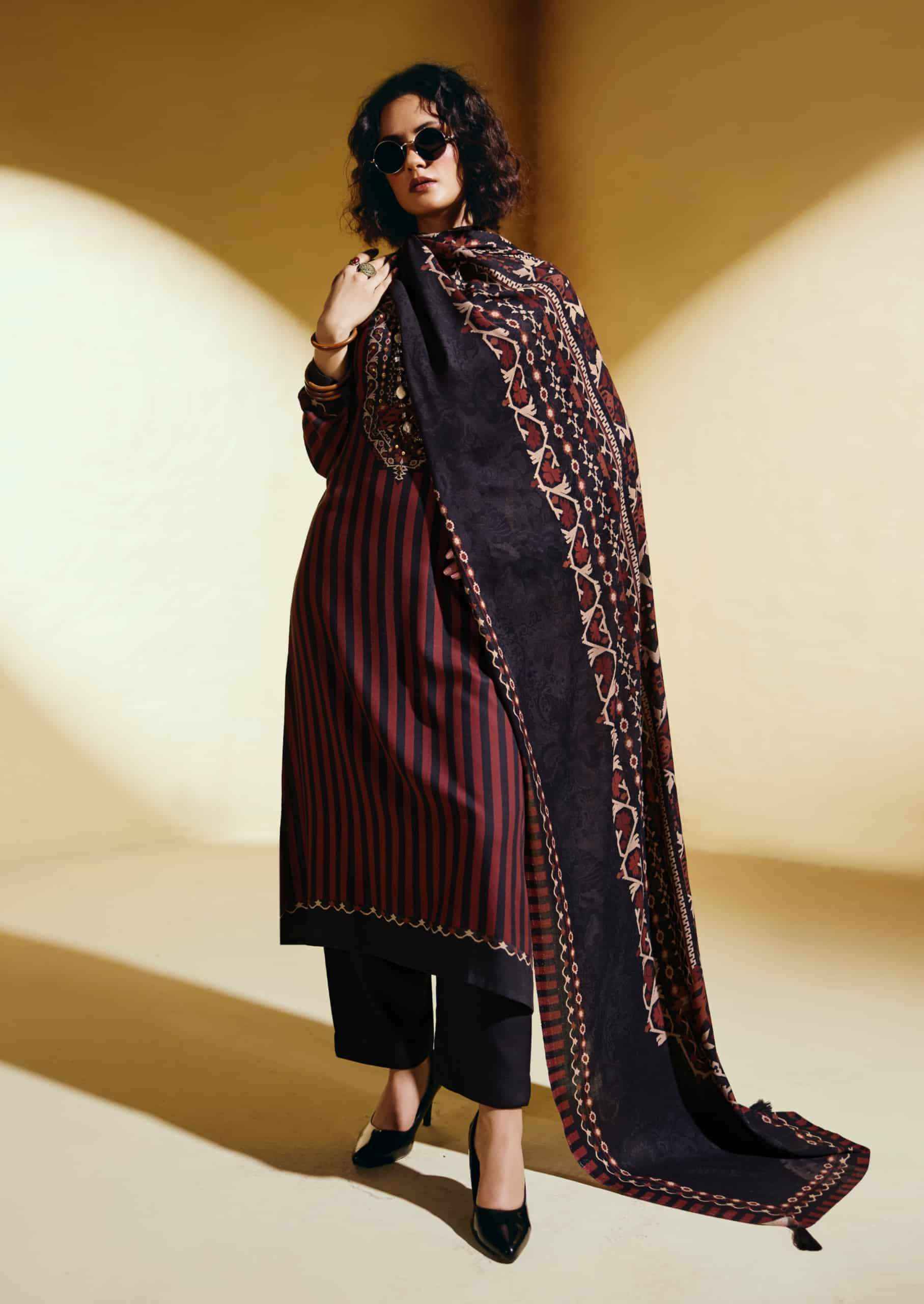 Sadhana Fashion Sofi Premium Collection Winter Dress Material 6 Pcs Catalog