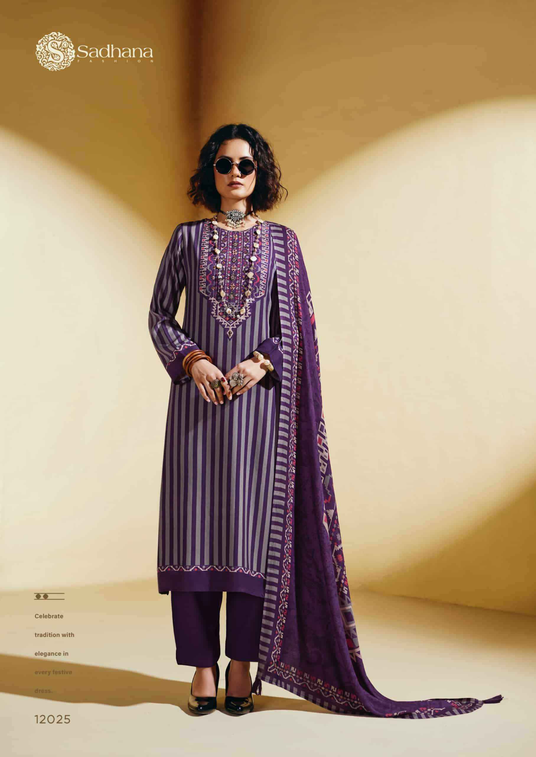 Sadhana Fashion Sofi Premium Collection Winter Dress Material 6 Pcs Catalog