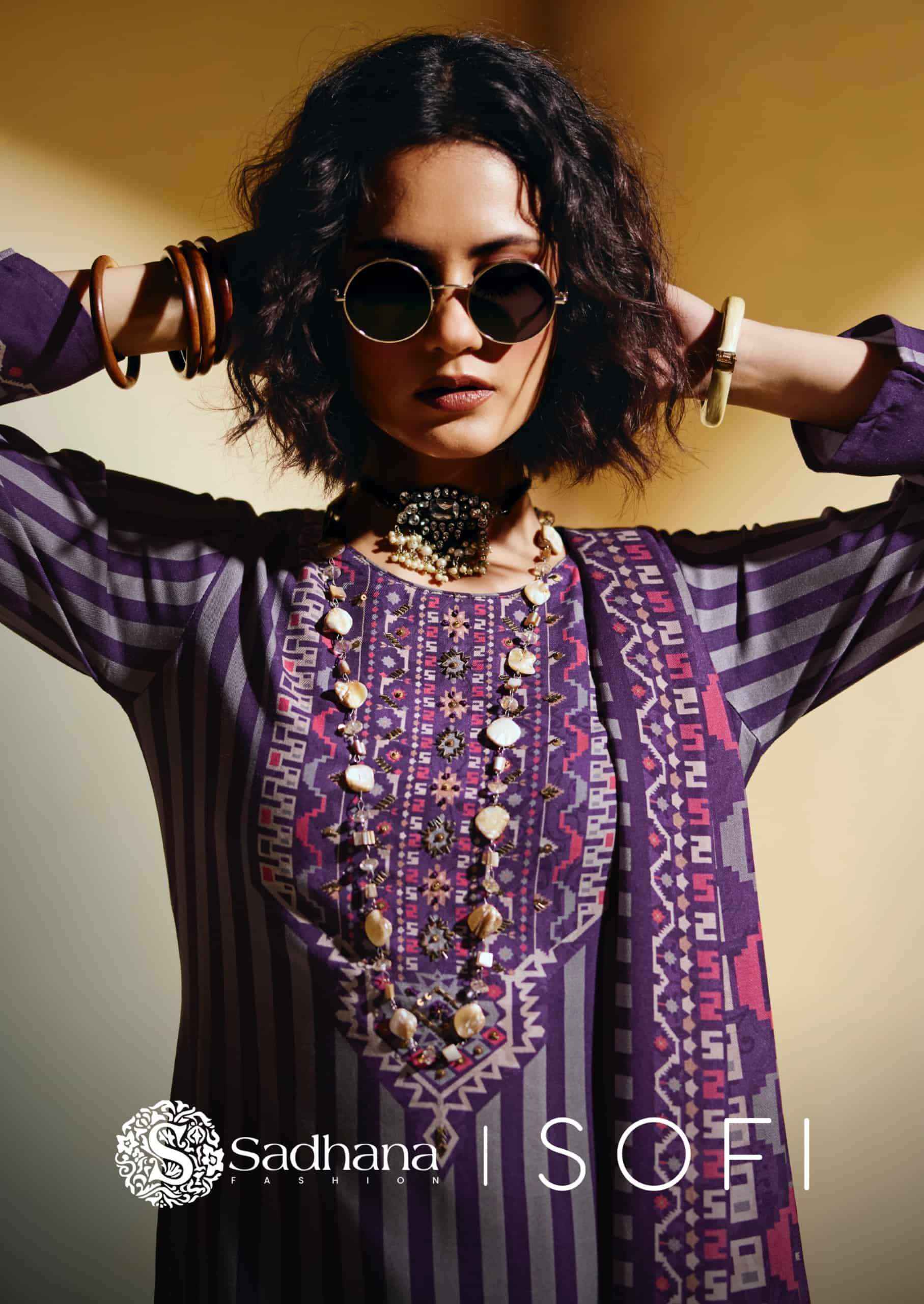 Sadhana Fashion Sofi Premium Collection Winter Dress Material 6 Pcs Catalog
