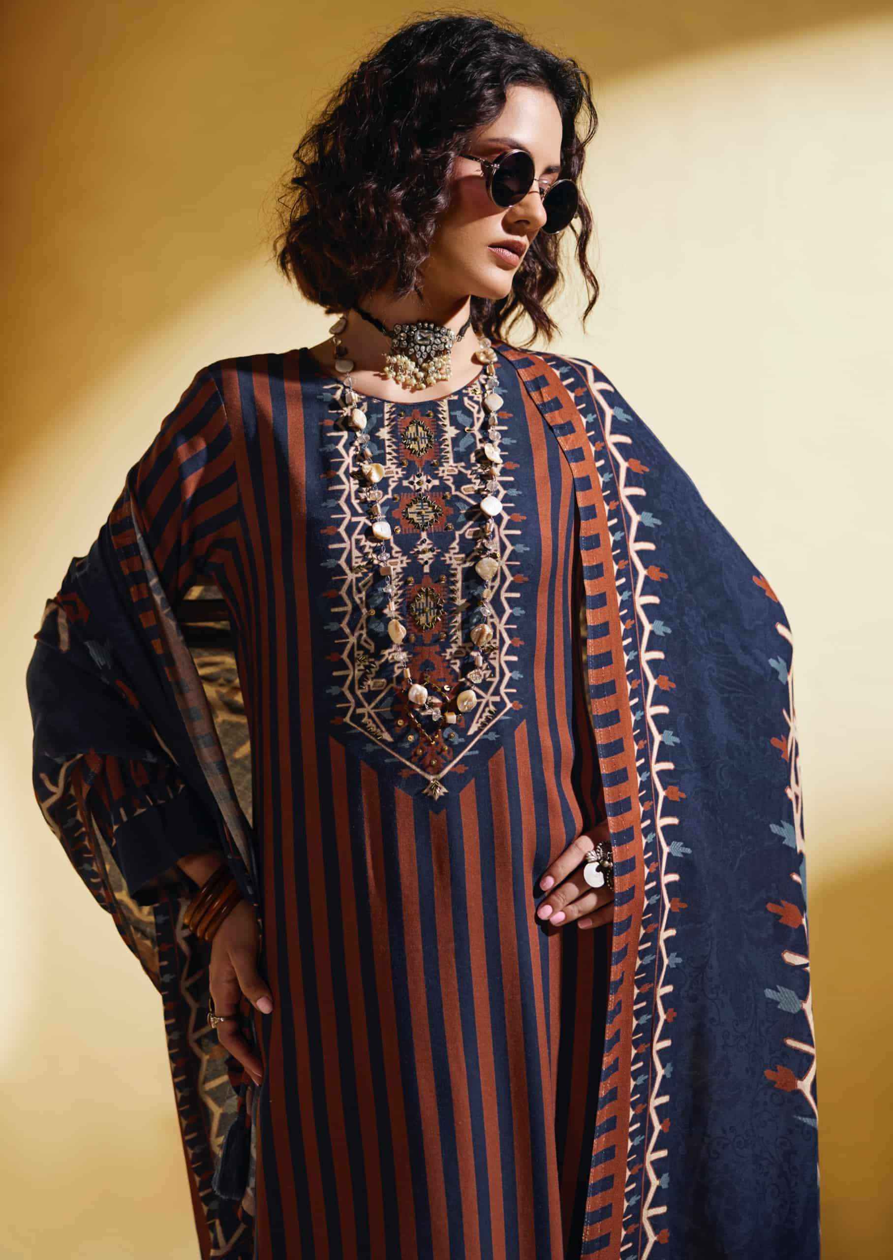 Sadhana Fashion Sofi Premium Collection Winter Dress Material 6 Pcs Catalog