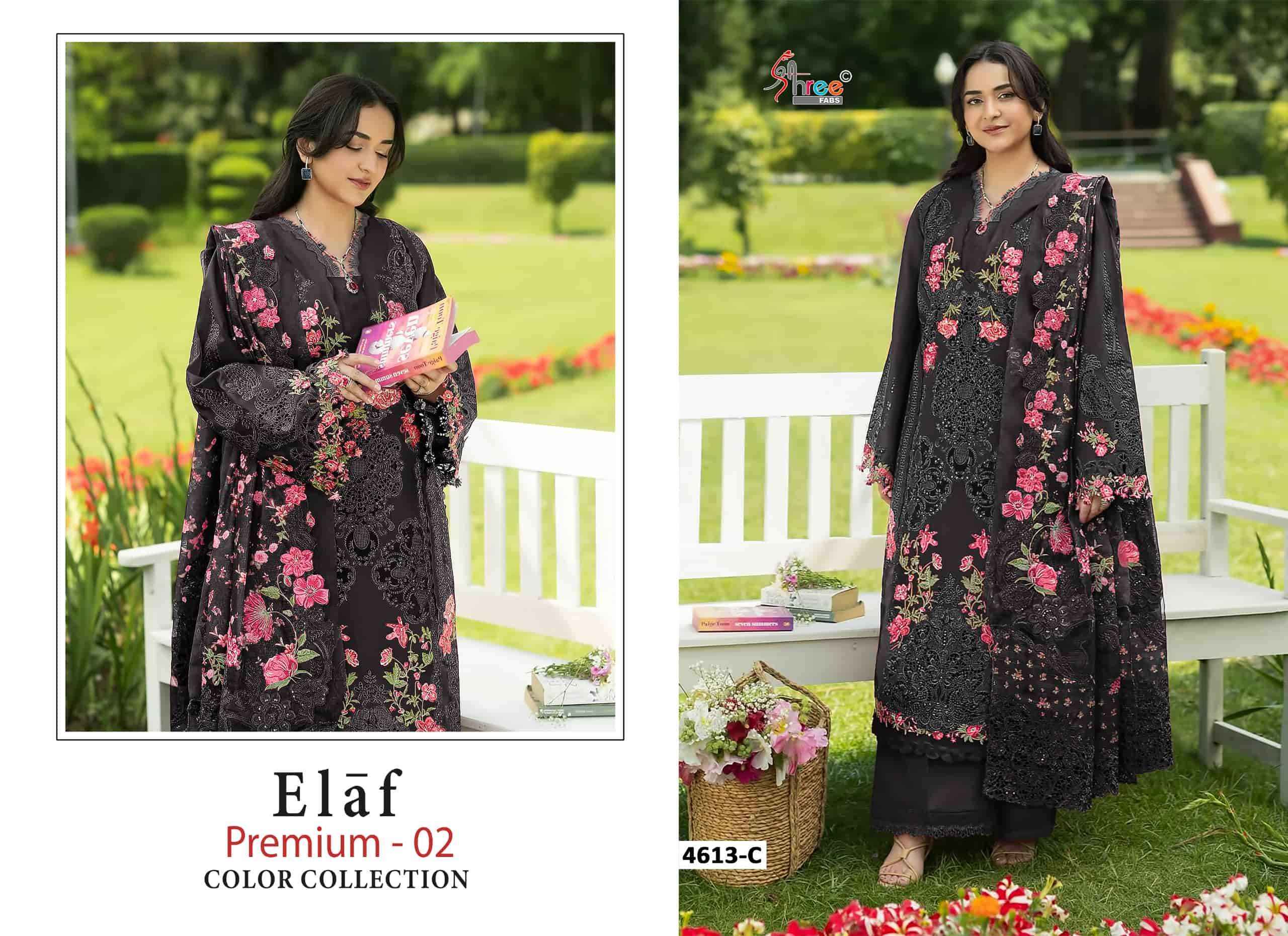 Shree Fabs Elaf Premium Vol 2 Color Collection Exclusive Cotton Dress Material 4 Pcs Catalog 