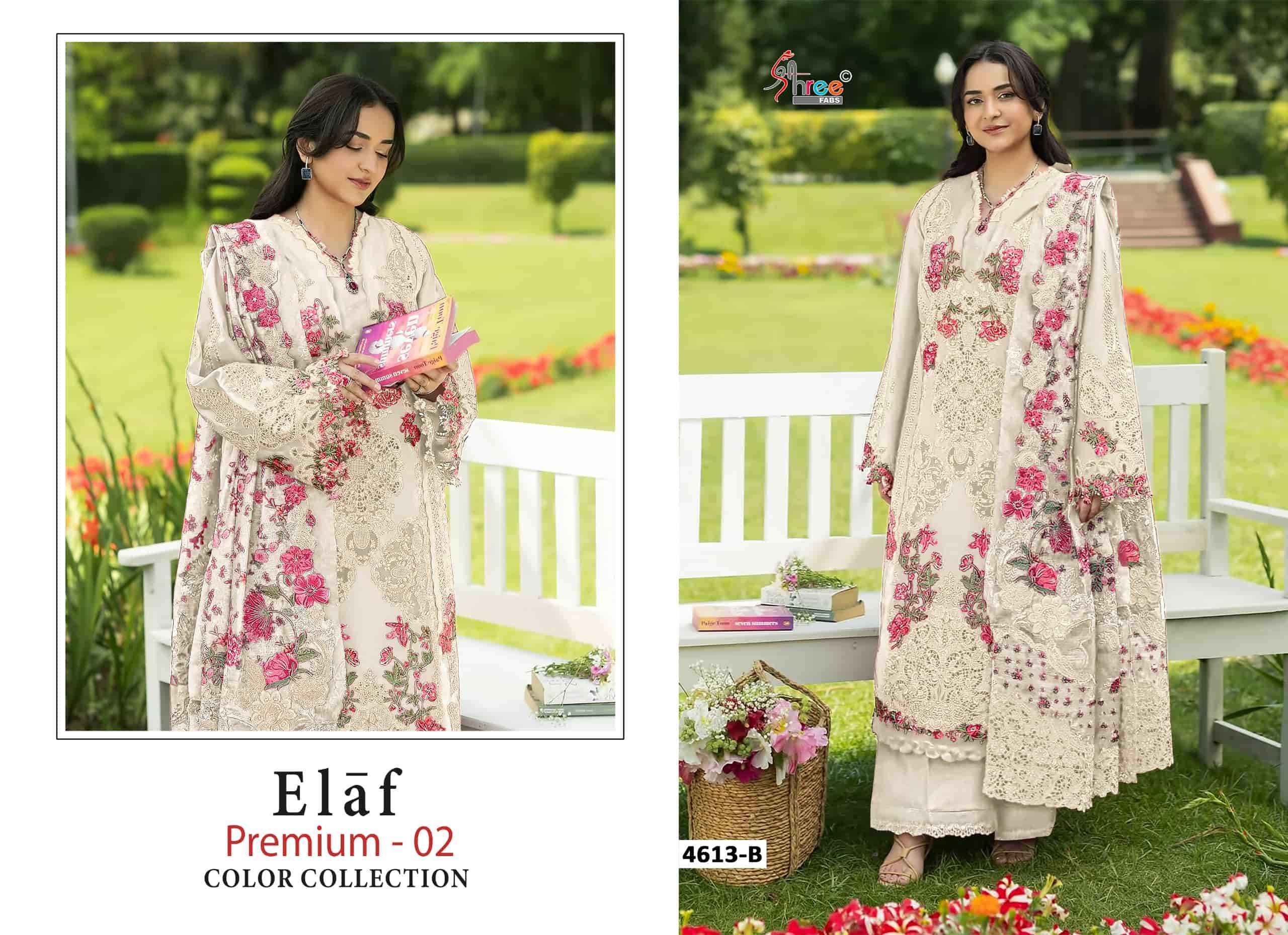 Shree Fabs Elaf Premium Vol 2 Color Collection Exclusive Cotton Dress Material 4 Pcs Catalog 