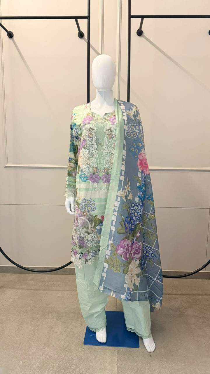 Shree Fabs Elaf Signature Vol 4 Readymade Pakistani Cotton Dress Material 8 Pcs Catalog 