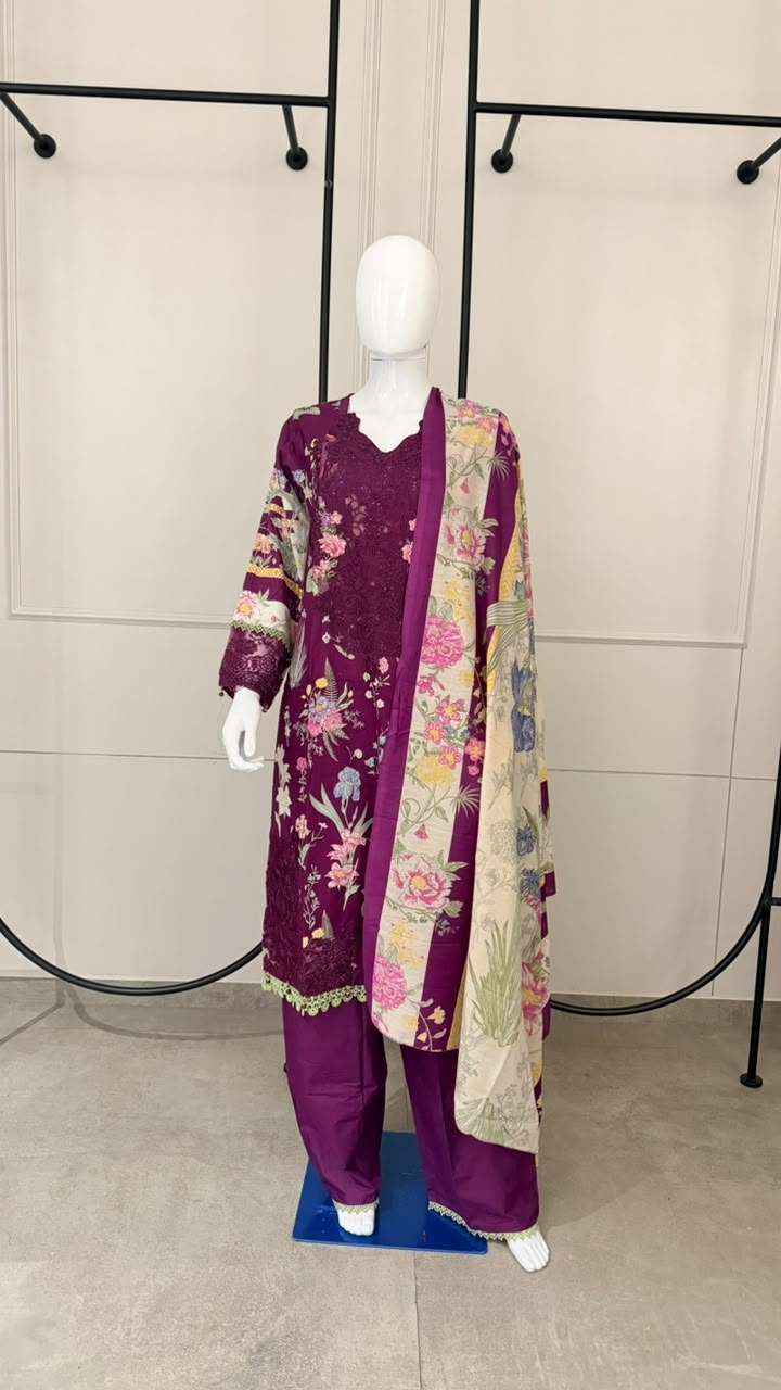 Shree Fabs Elaf Signature Vol 4 Readymade Pakistani Cotton Dress Material 8 Pcs Catalog 