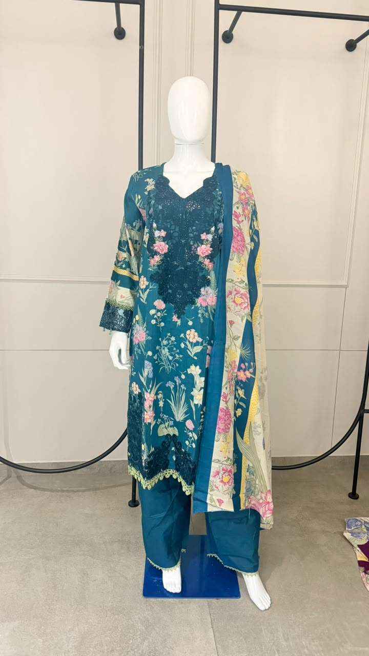 Shree Fabs Elaf Signature Vol 4 Readymade Pakistani Cotton Dress Material 8 Pcs Catalog 