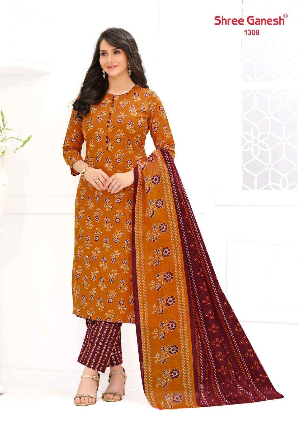 Shree Ganesh Samaiyra Ajrak Vol 3 Dress Material 12 Pcs Catalogue
