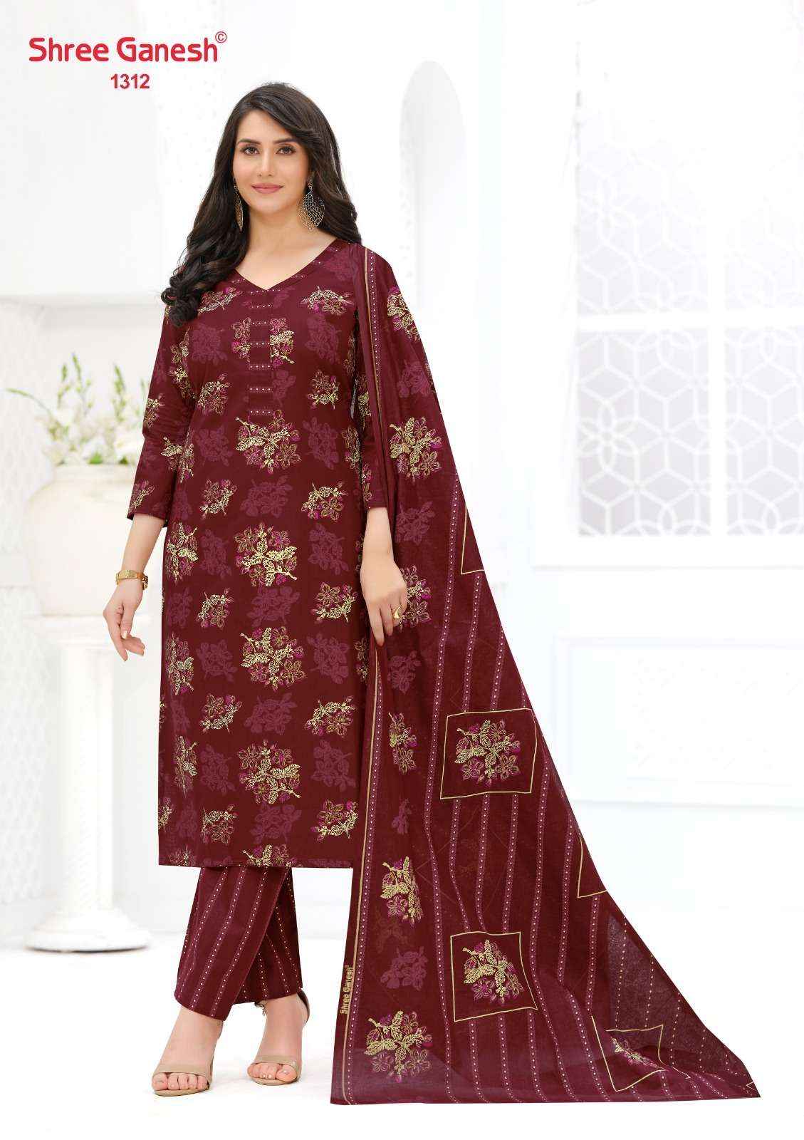 Shree Ganesh Samaiyra Ajrak Vol 3 Dress Material 12 Pcs Catalogue
