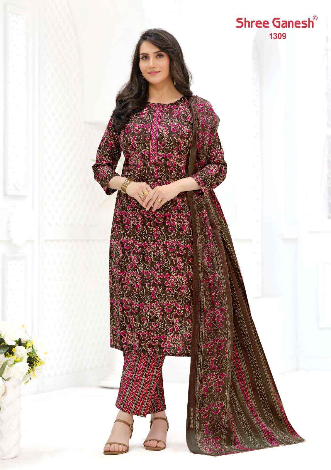 Shree Ganesh Samaiyra Ajrak Vol 3 Dress Material 12 Pcs Catalogue