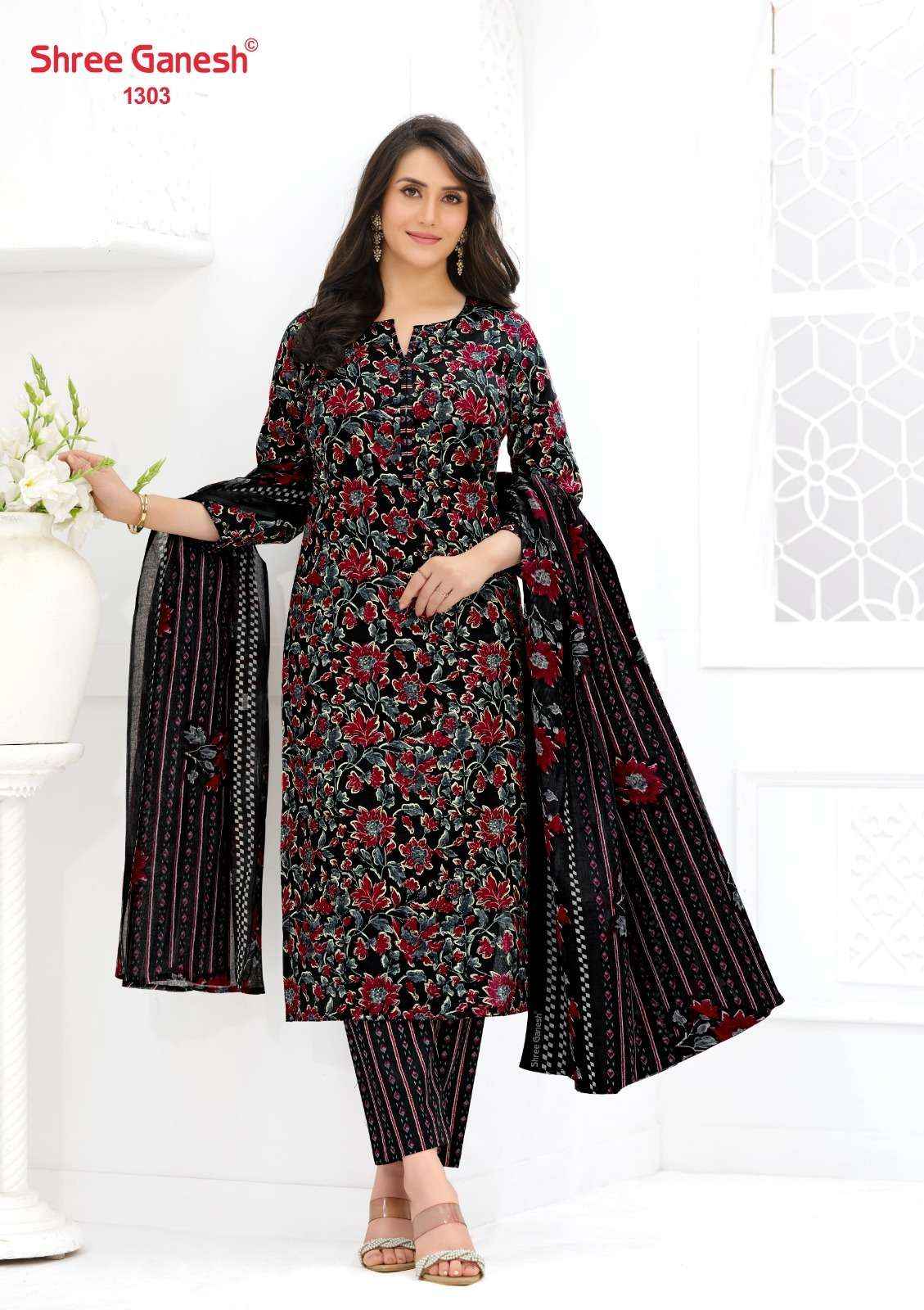 Shree Ganesh Samaiyra Ajrak Vol 3 Dress Material 12 Pcs Catalogue