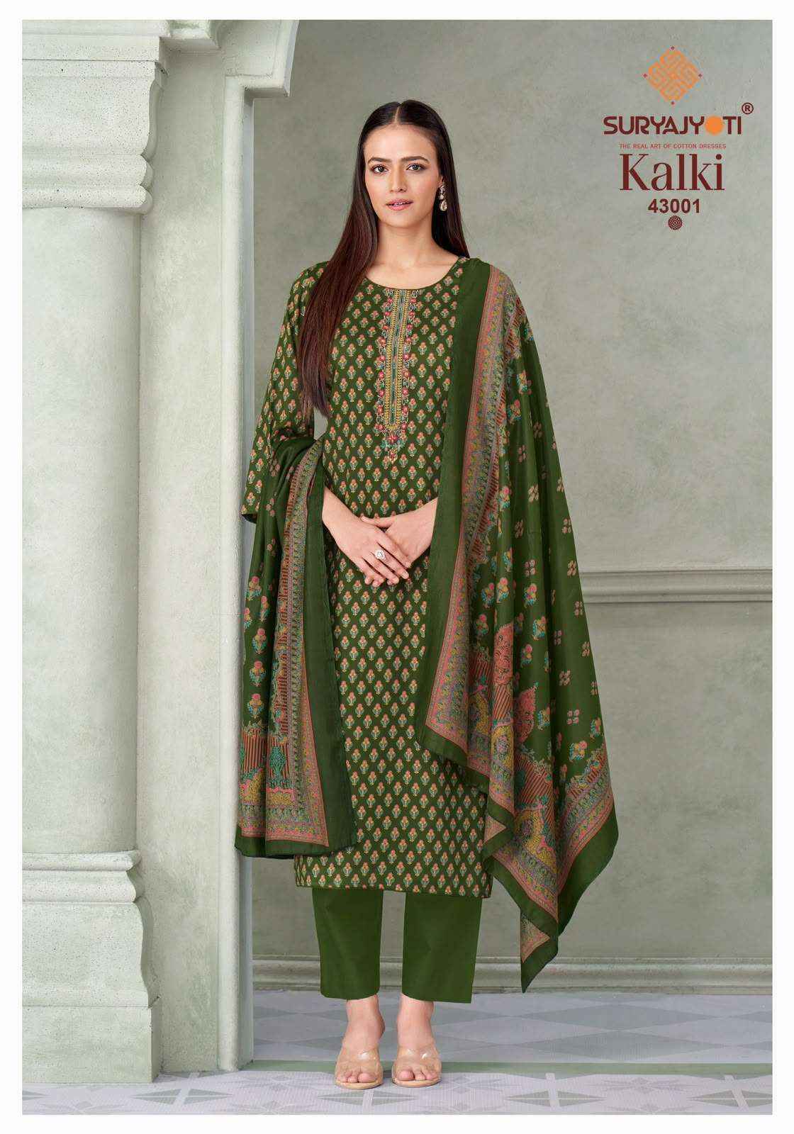 Suryajyoti Kalki Vol 43 Jam Satin Dress Material 8 Pcs Catalog