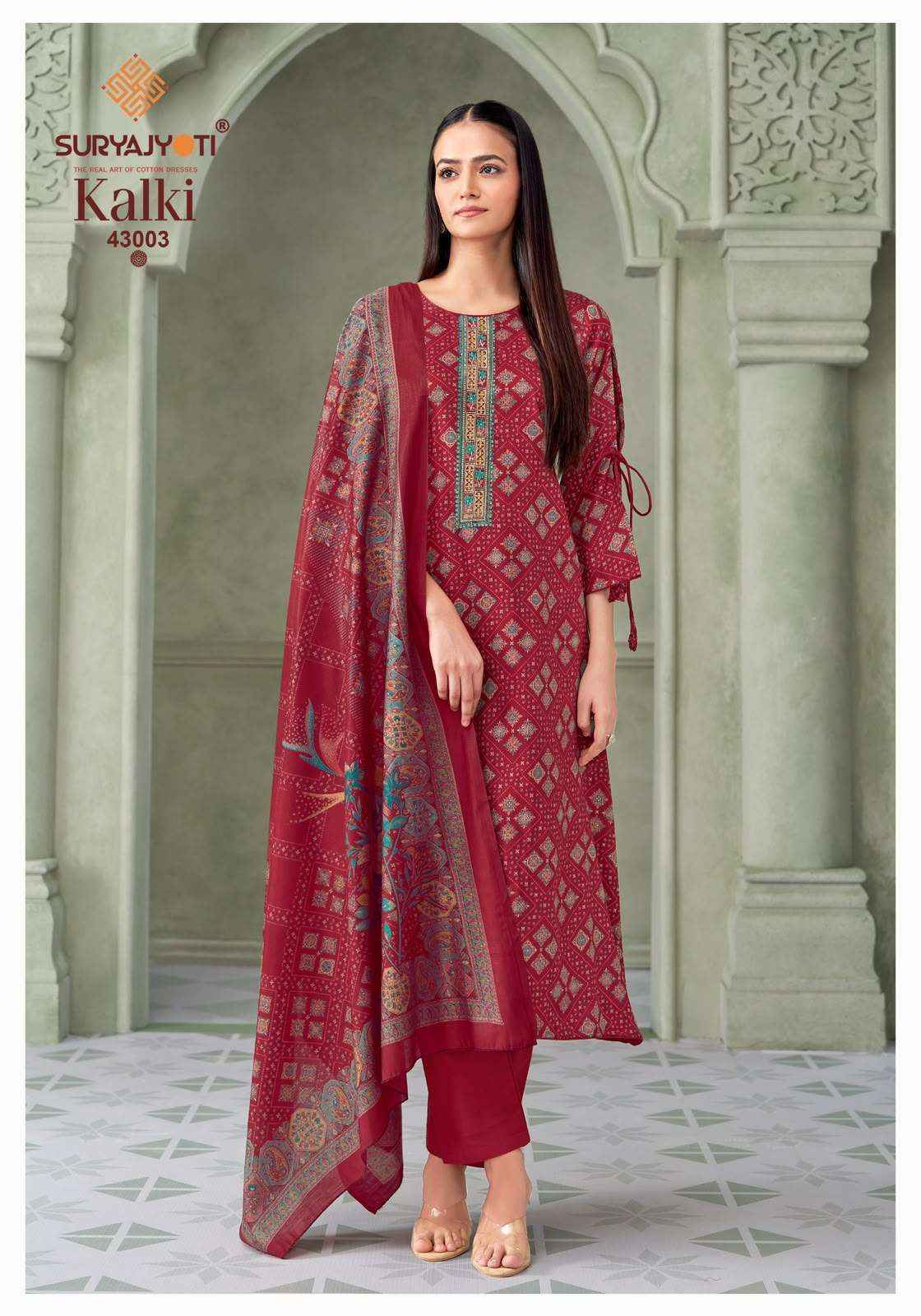 Suryajyoti Kalki Vol 43 Jam Satin Dress Material 8 Pcs Catalog