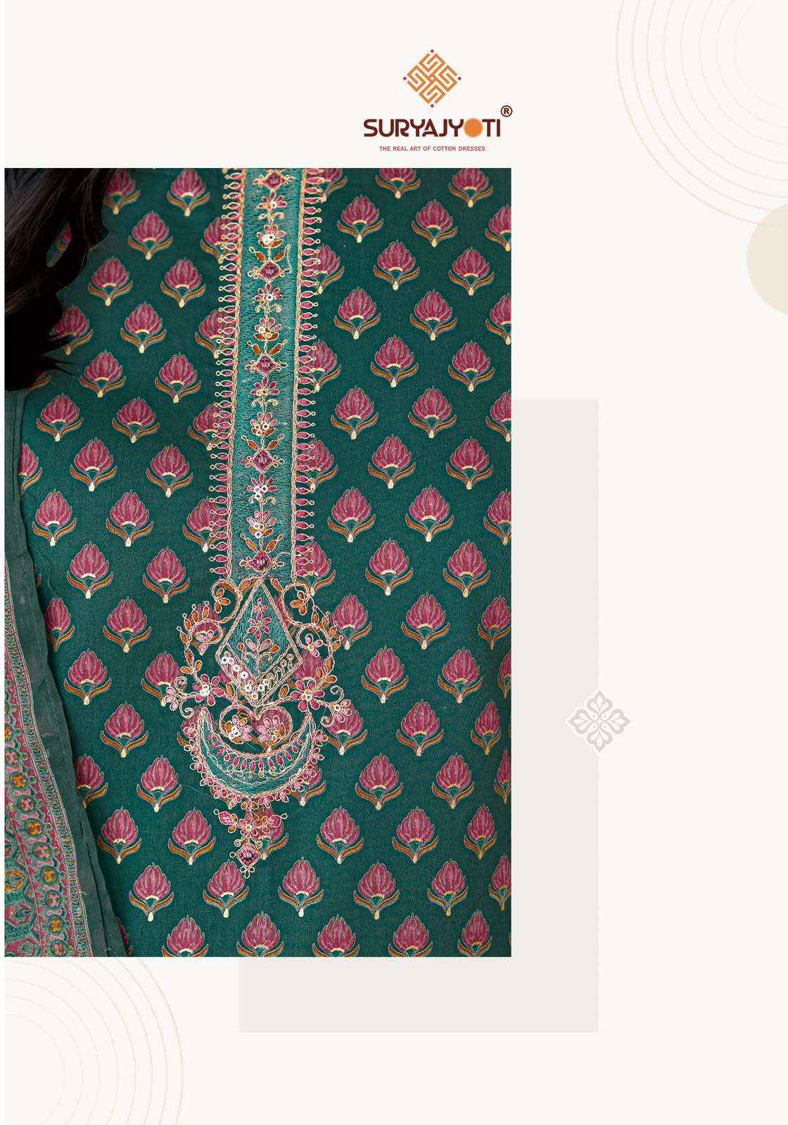 Suryajyoti Karvi Vol 1 Fancy Zam Satin Dress Material 6 Pcs Catalog 