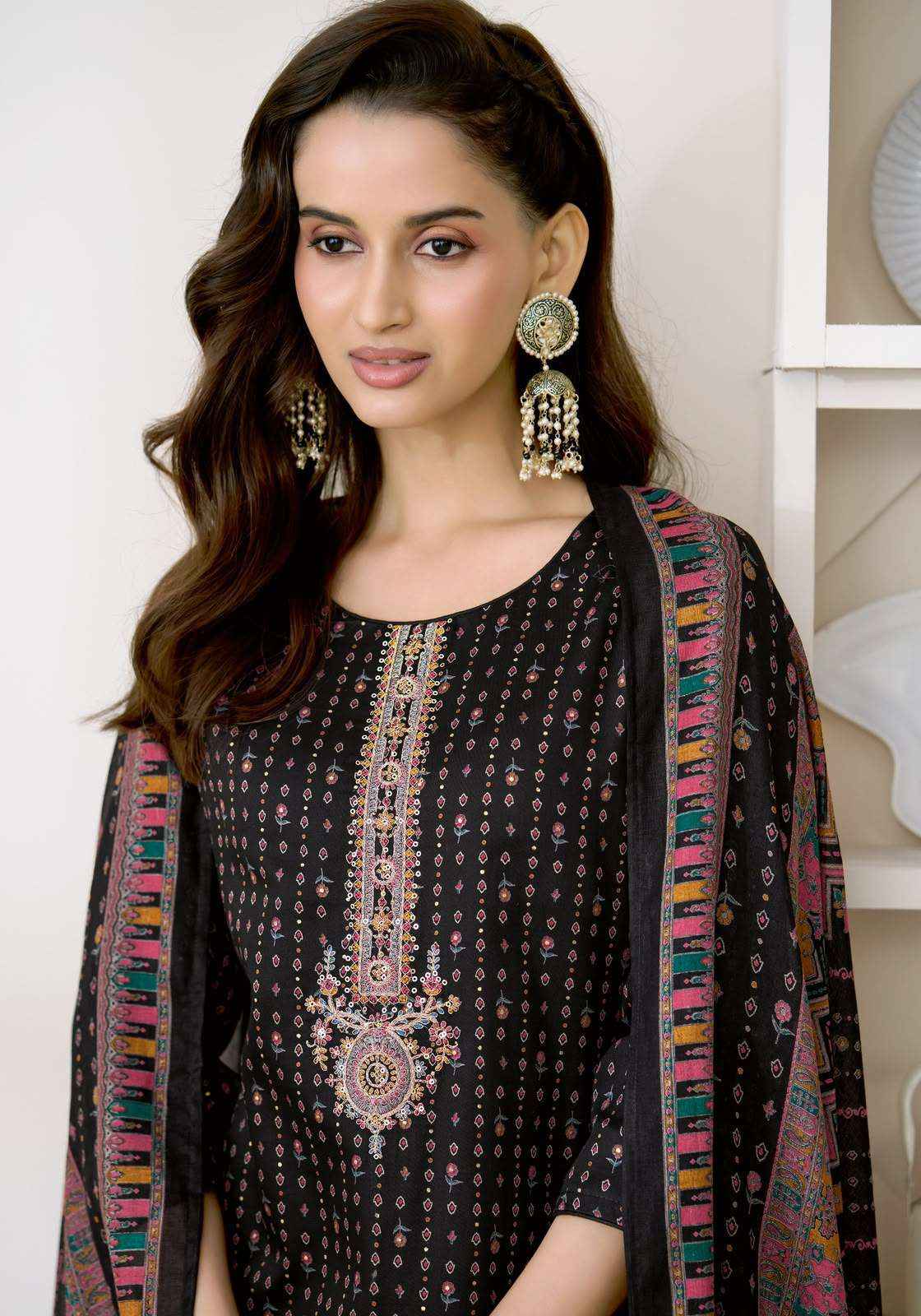 Suryajyoti Karvi Vol 1 Fancy Zam Satin Dress Material 6 Pcs Catalog 