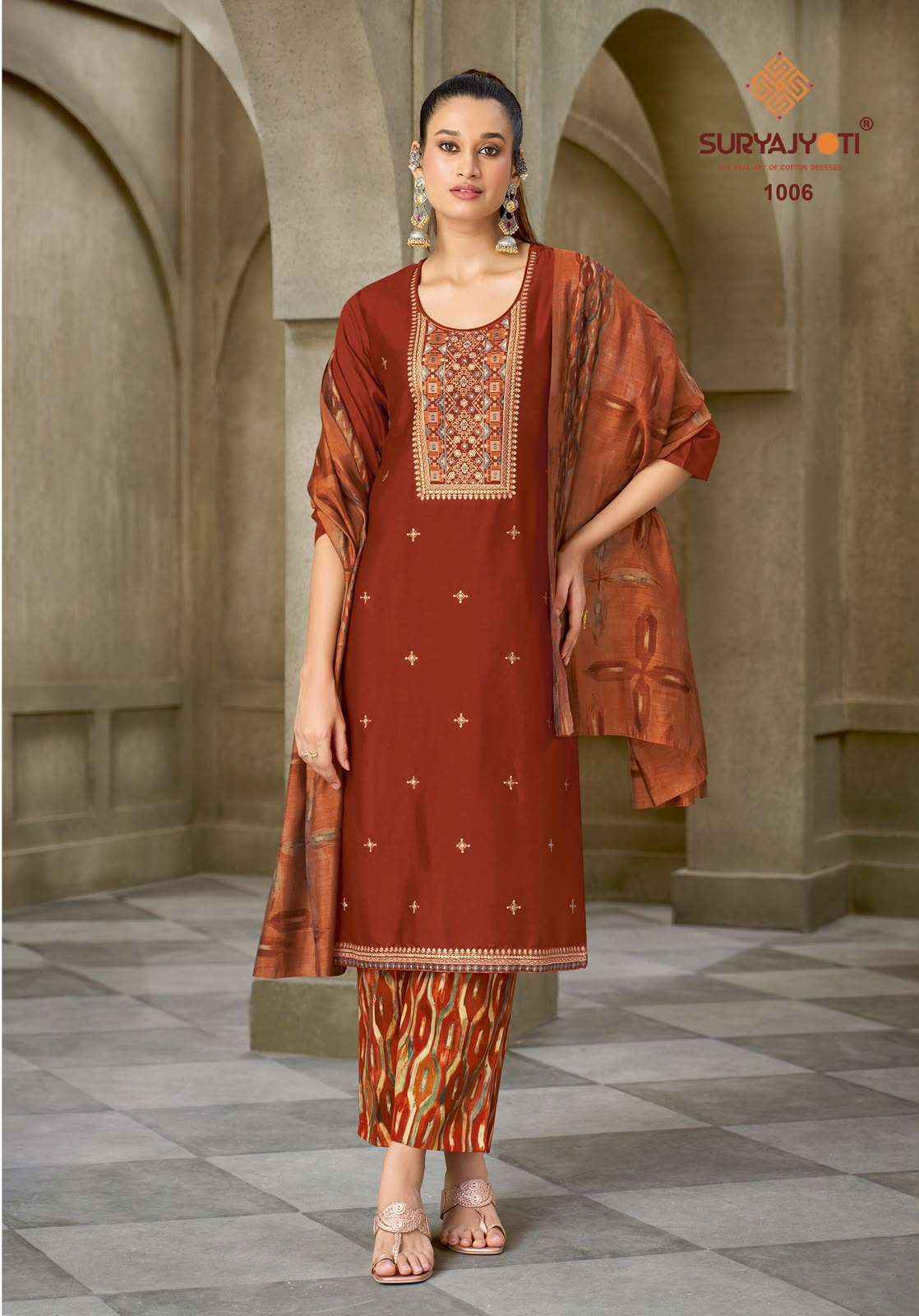 Suryajyoti Kismis Vol 1 Readymade Suits Catalog With Price 6 Pcs Catalog