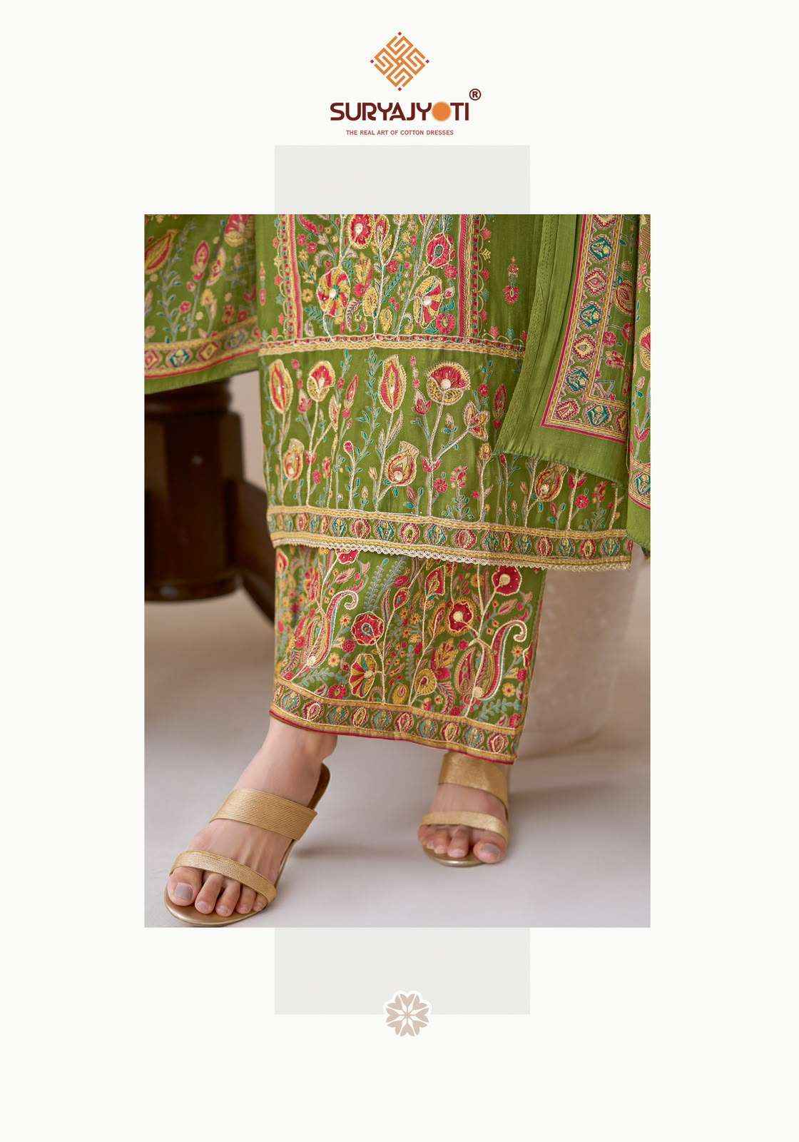 Suryajyoti Komal Vol 5 Pure Modal Silk Ladies Dress Material 6 Pcs