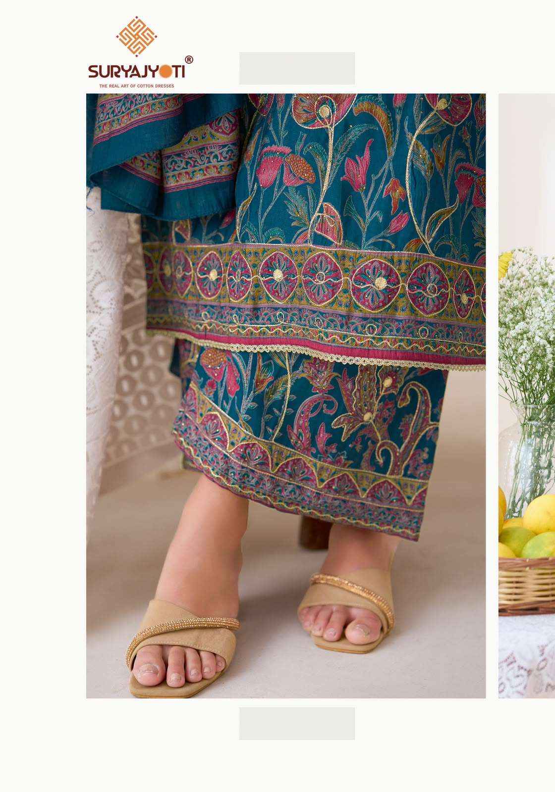 Suryajyoti Komal Vol 5 Pure Modal Silk Ladies Dress Material 6 Pcs
