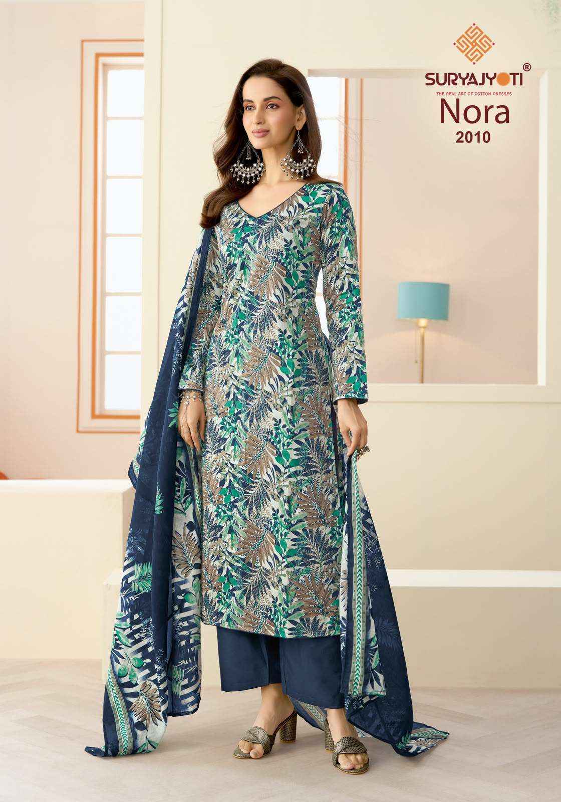 Suryajyoti Nora Vol 2 Printed Satin Salwar Suit Wholesales Best Price 10 Pcs Catalog 