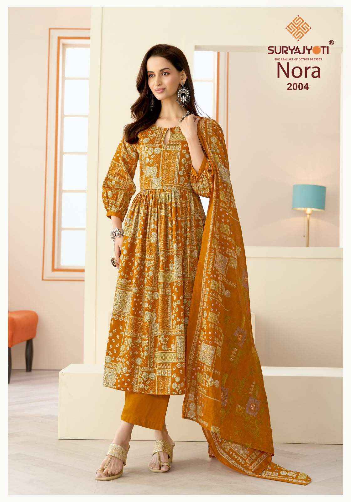 Suryajyoti Nora Vol 2 Printed Satin Salwar Suit Wholesales Best Price 10 Pcs Catalog 