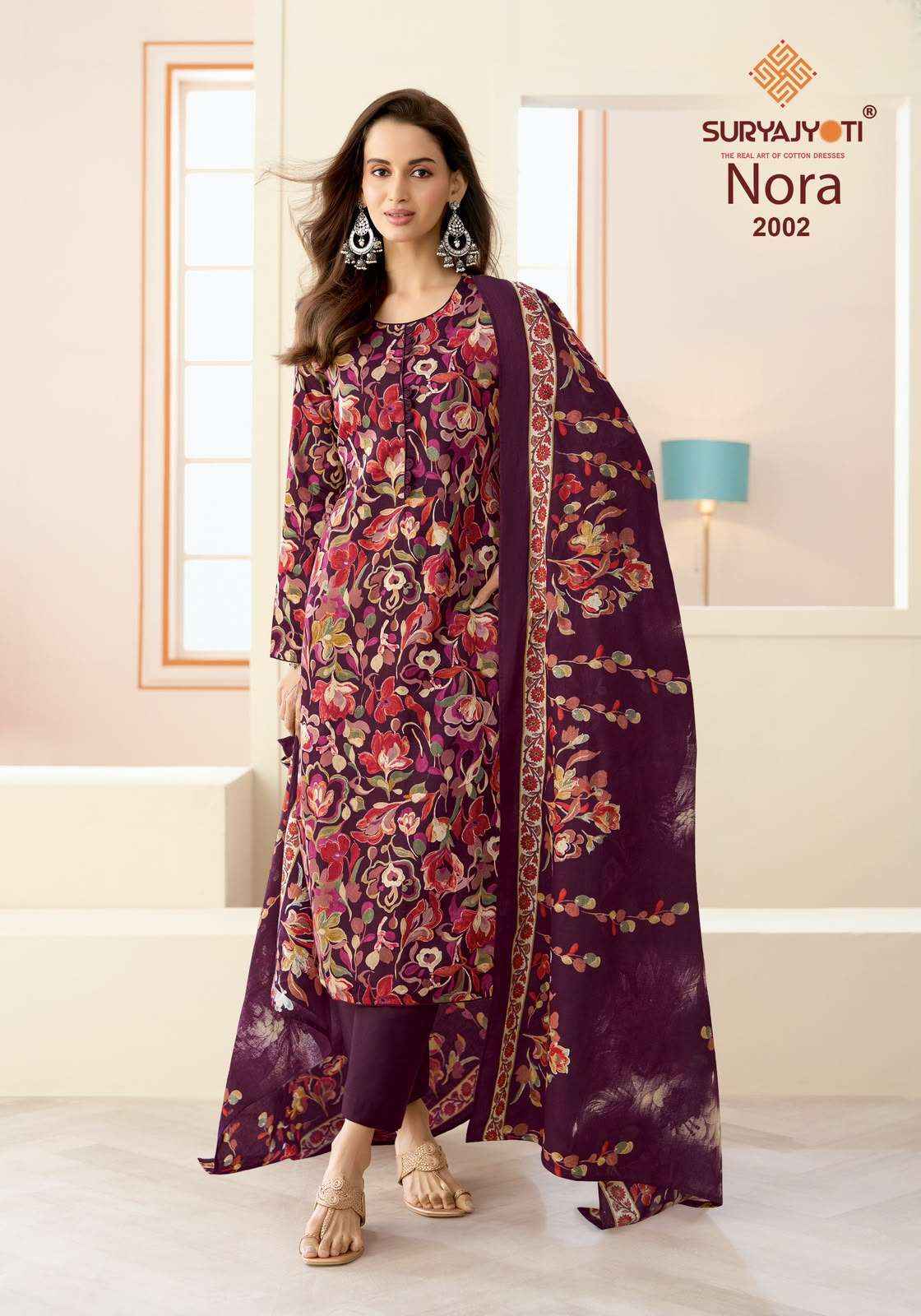 Suryajyoti Nora Vol 2 Printed Satin Salwar Suit Wholesales Best Price 10 Pcs Catalog 