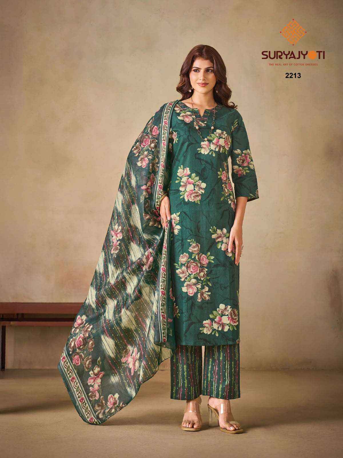 Suryajyoti Zion Cotton Vol 22 Cotton Dress Material 16 Pcs Catalog