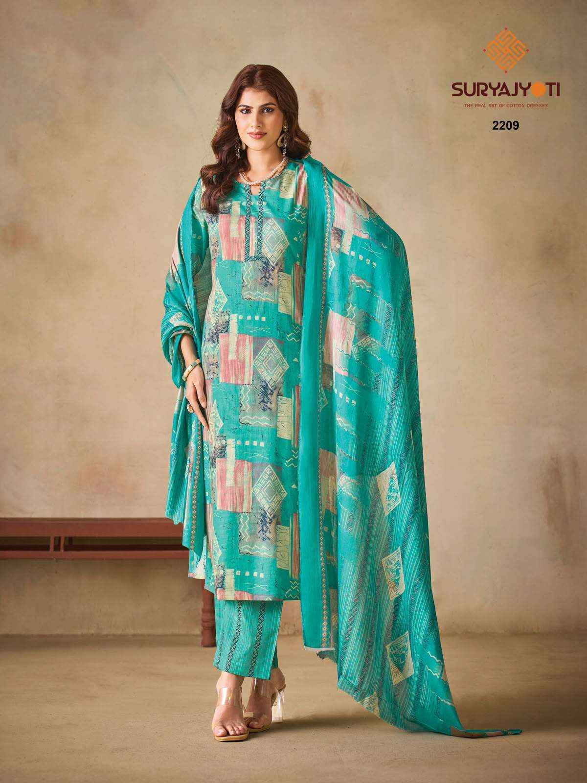 Suryajyoti Zion Cotton Vol 22 Cotton Dress Material 16 Pcs Catalog