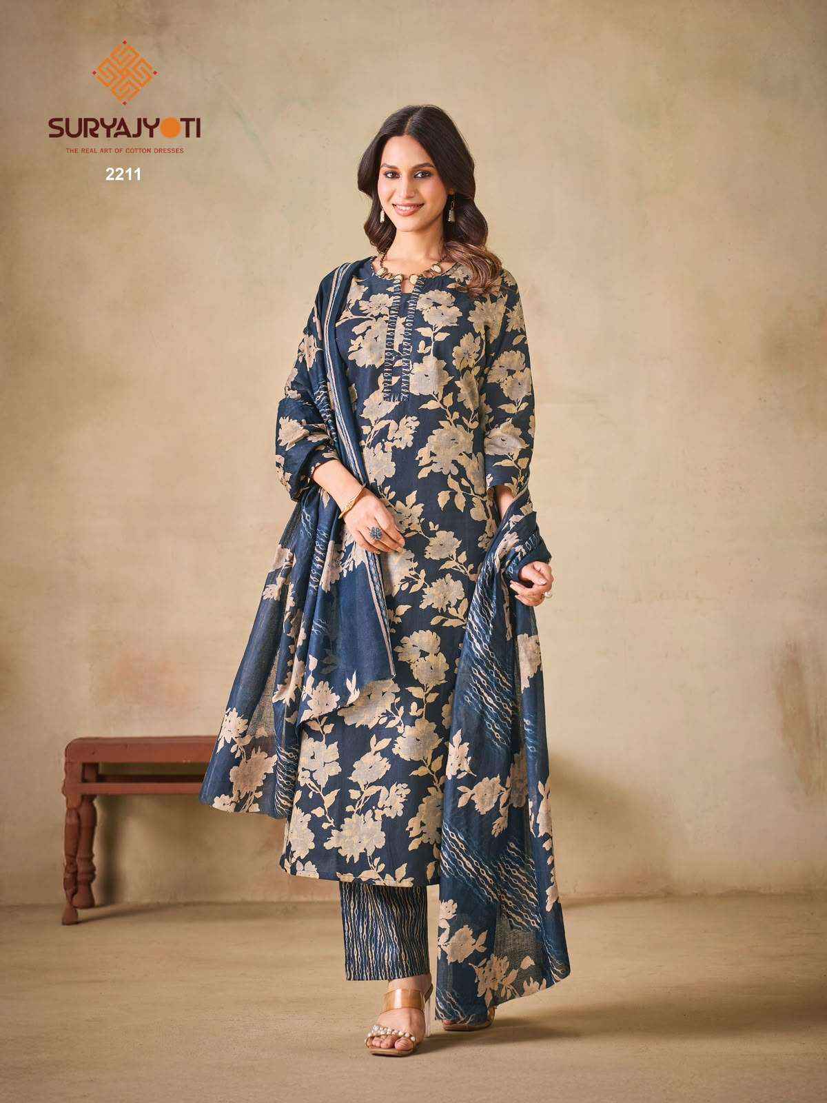Suryajyoti Zion Cotton Vol 22 Cotton Dress Material 16 Pcs Catalog