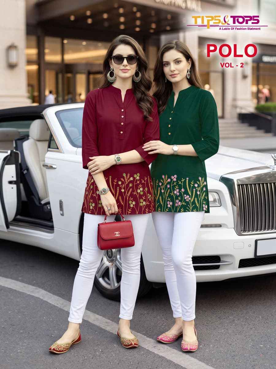 Tips & Tops PoloVol 2 Rayon Weastern Top 6 pcs Catalog