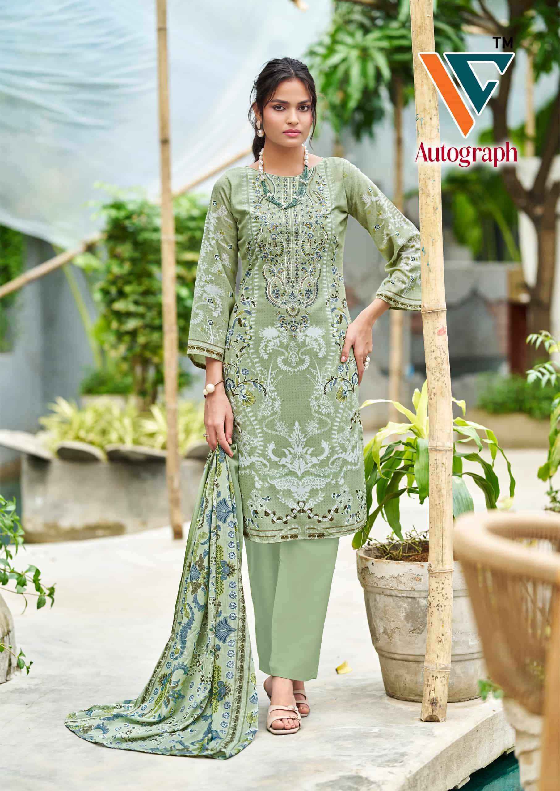 Vandana Fashion Autograph Vol 1 Dress Material 8 Pcs Catalog