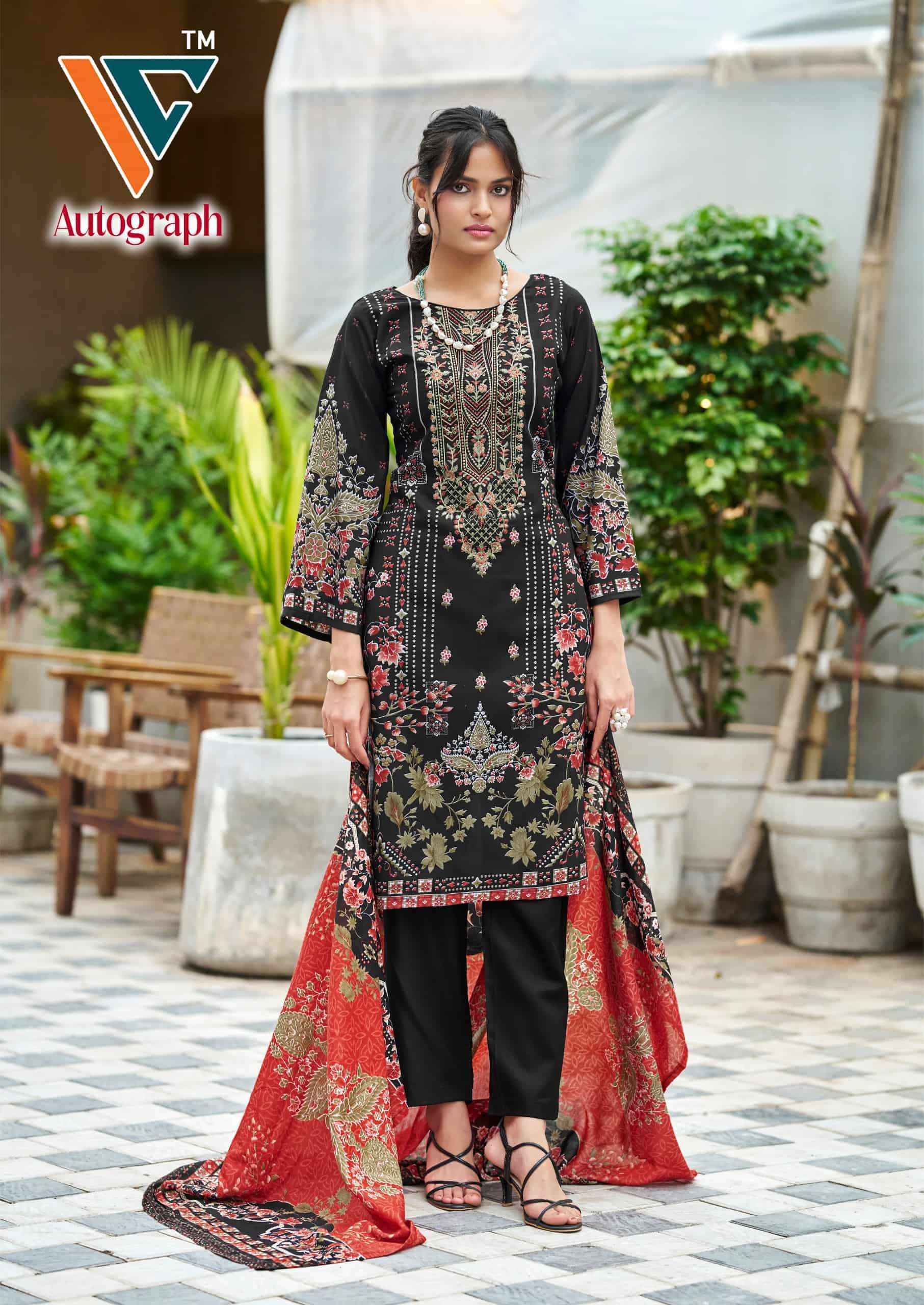 Vandana Fashion Autograph Vol 1 Dress Material 8 Pcs Catalog