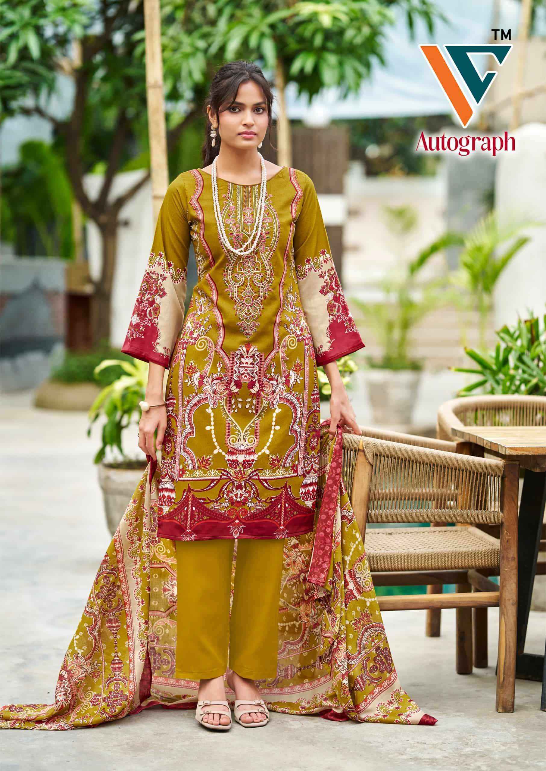 Vandana Fashion Autograph Vol 1 Dress Material 8 Pcs Catalog