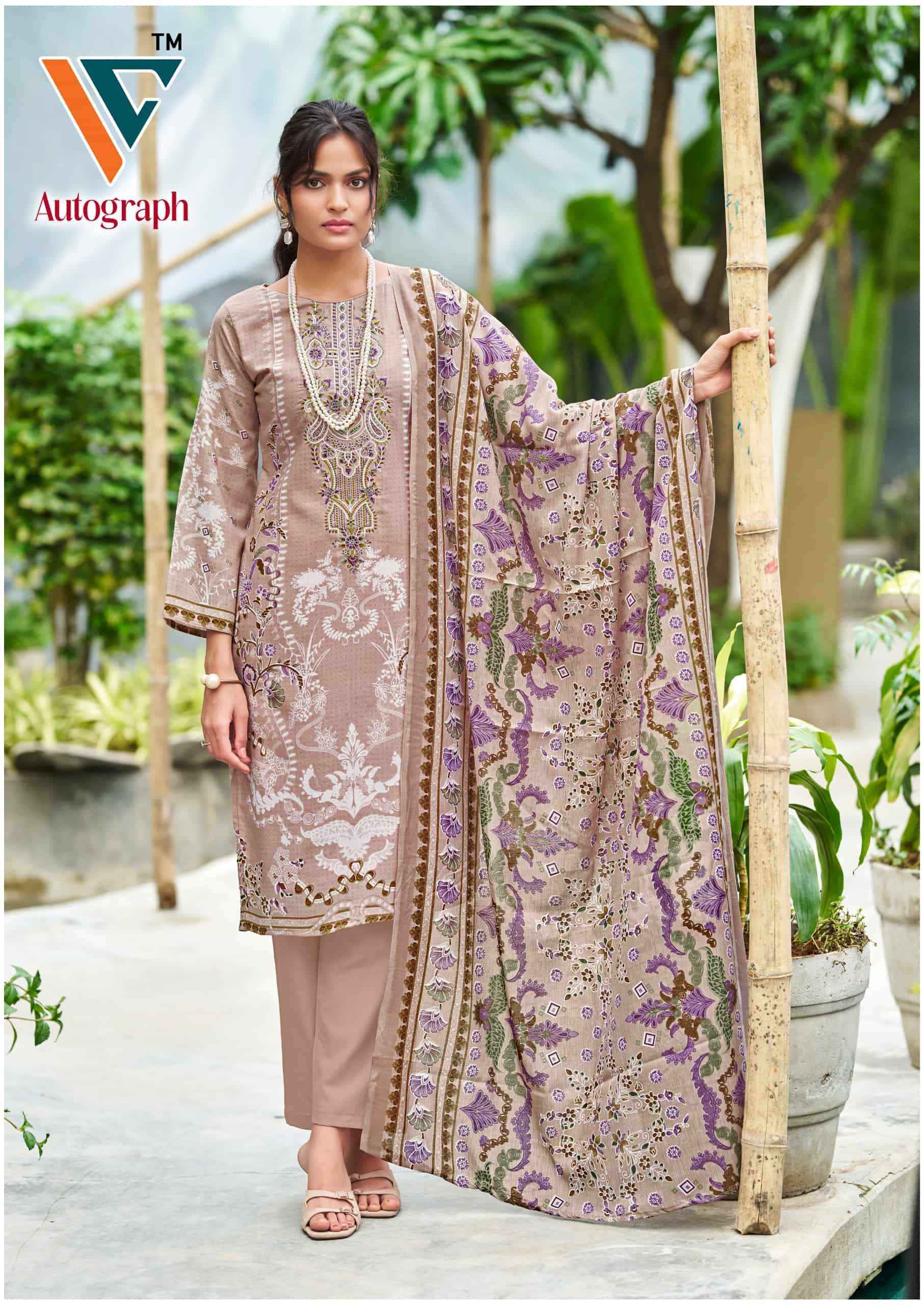 Vandana Fashion Autograph Vol 1 Dress Material 8 Pcs Catalog