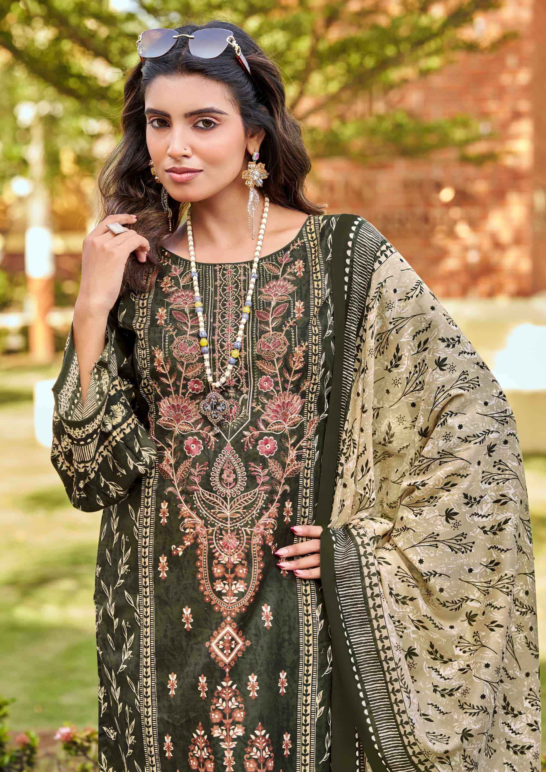 Vandana Fashion Shahzadi Vol 10 Printed Cotton Dress Material 8 Pcs Catalog 