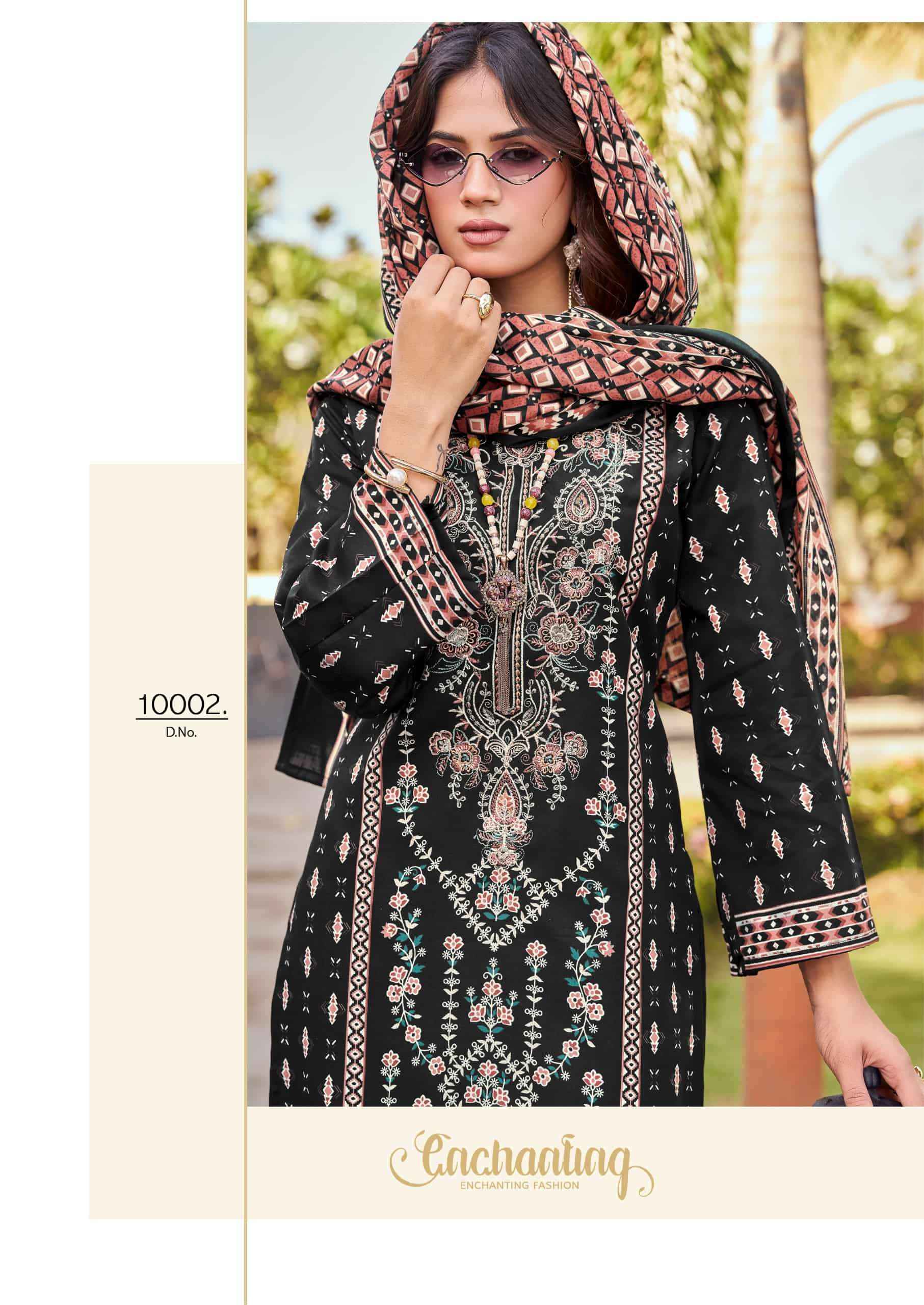 Vandana Fashion Shahzadi Vol 10 Printed Cotton Dress Material 8 Pcs Catalog 