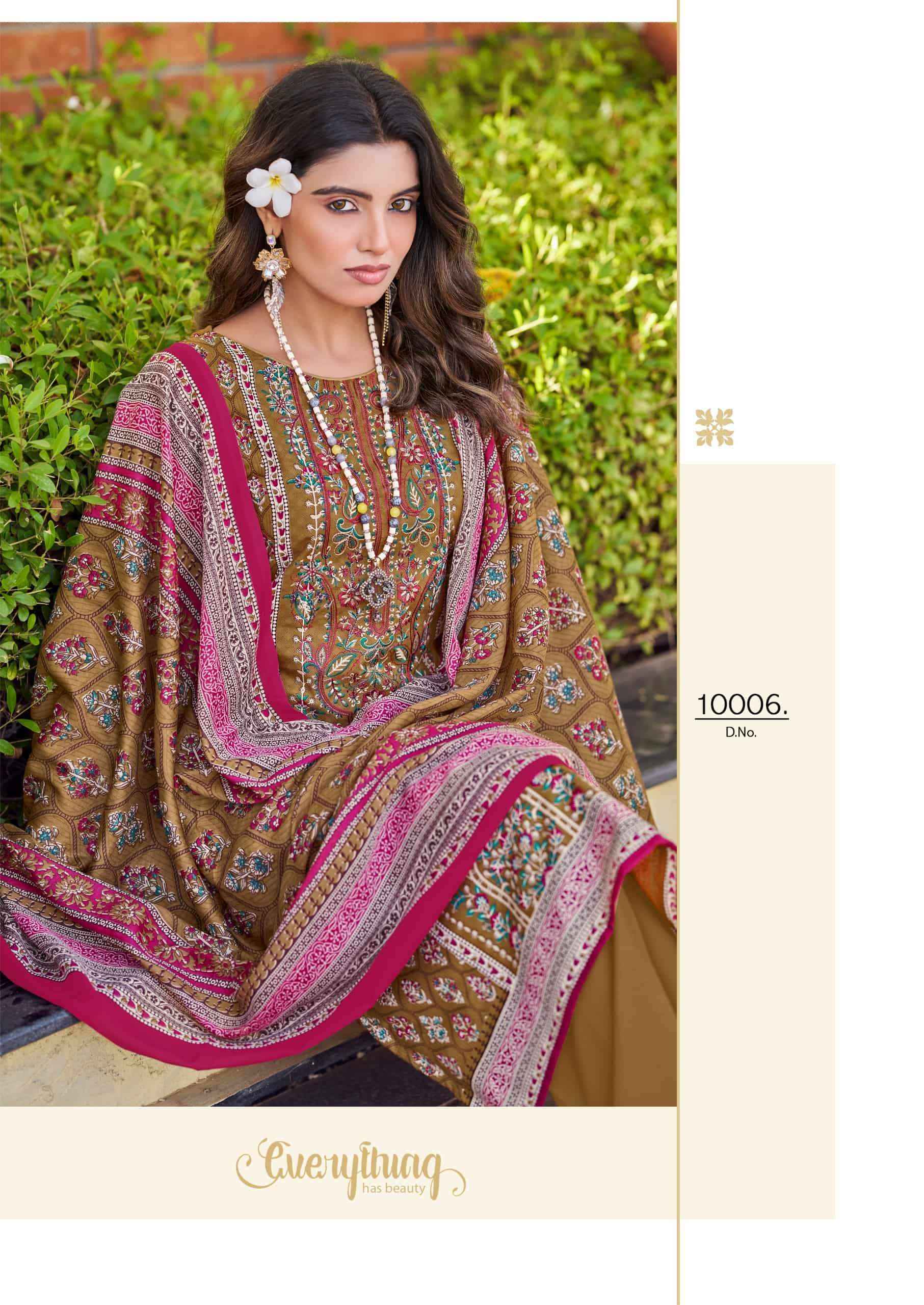 Vandana Fashion Shahzadi Vol 10 Printed Cotton Dress Material 8 Pcs Catalog 