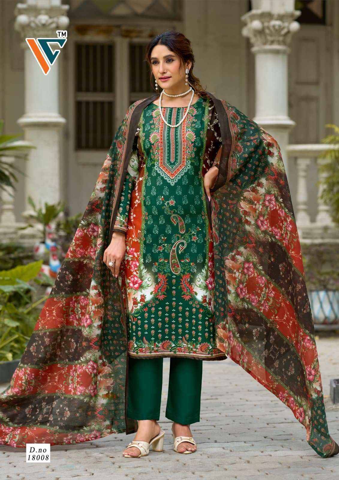 Vandana Nazakat Vol 18 Cotton Dress Material 8 Pcs Catalog