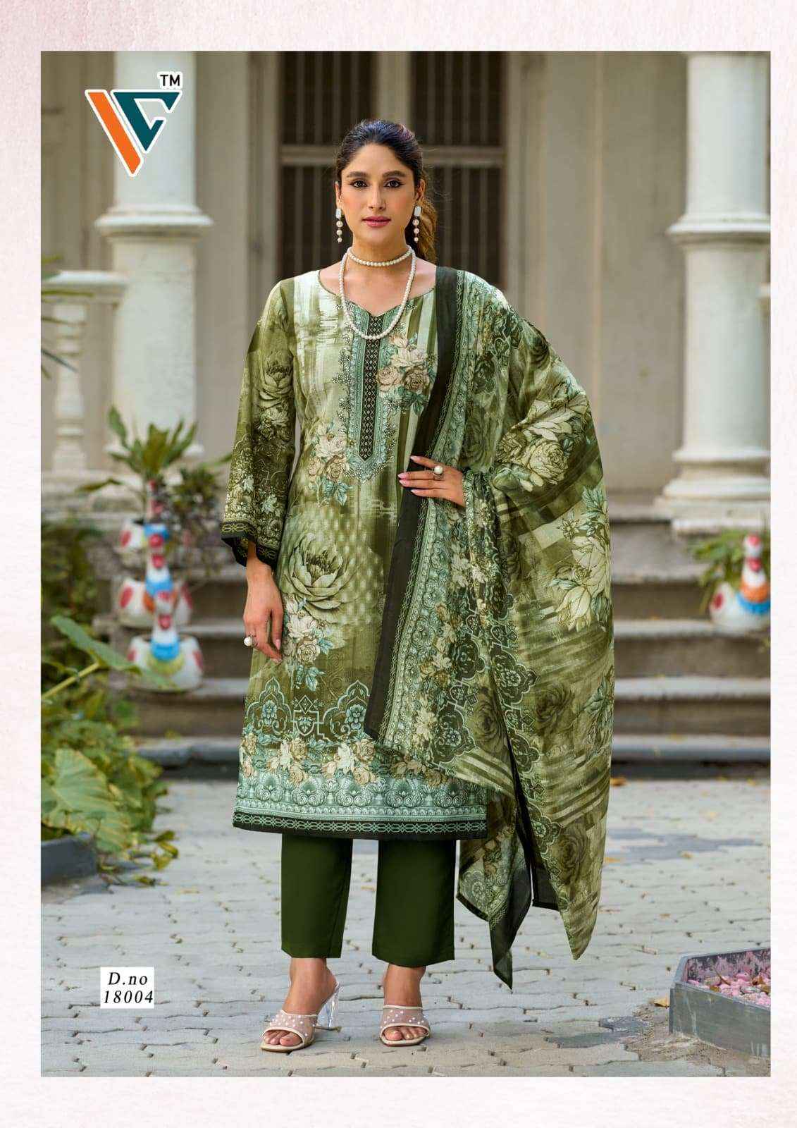 Vandana Nazakat Vol 18 Cotton Dress Material 8 Pcs Catalog