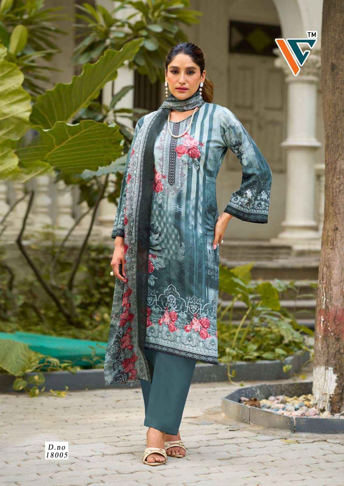 Vandana Nazakat Vol 18 Cotton Dress Material 8 Pcs Catalog