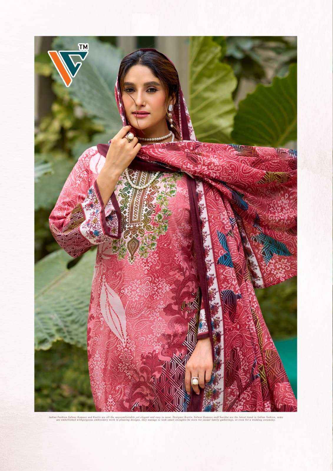 Vandana Nazakat Vol 18 Cotton Dress Material 8 Pcs Catalog