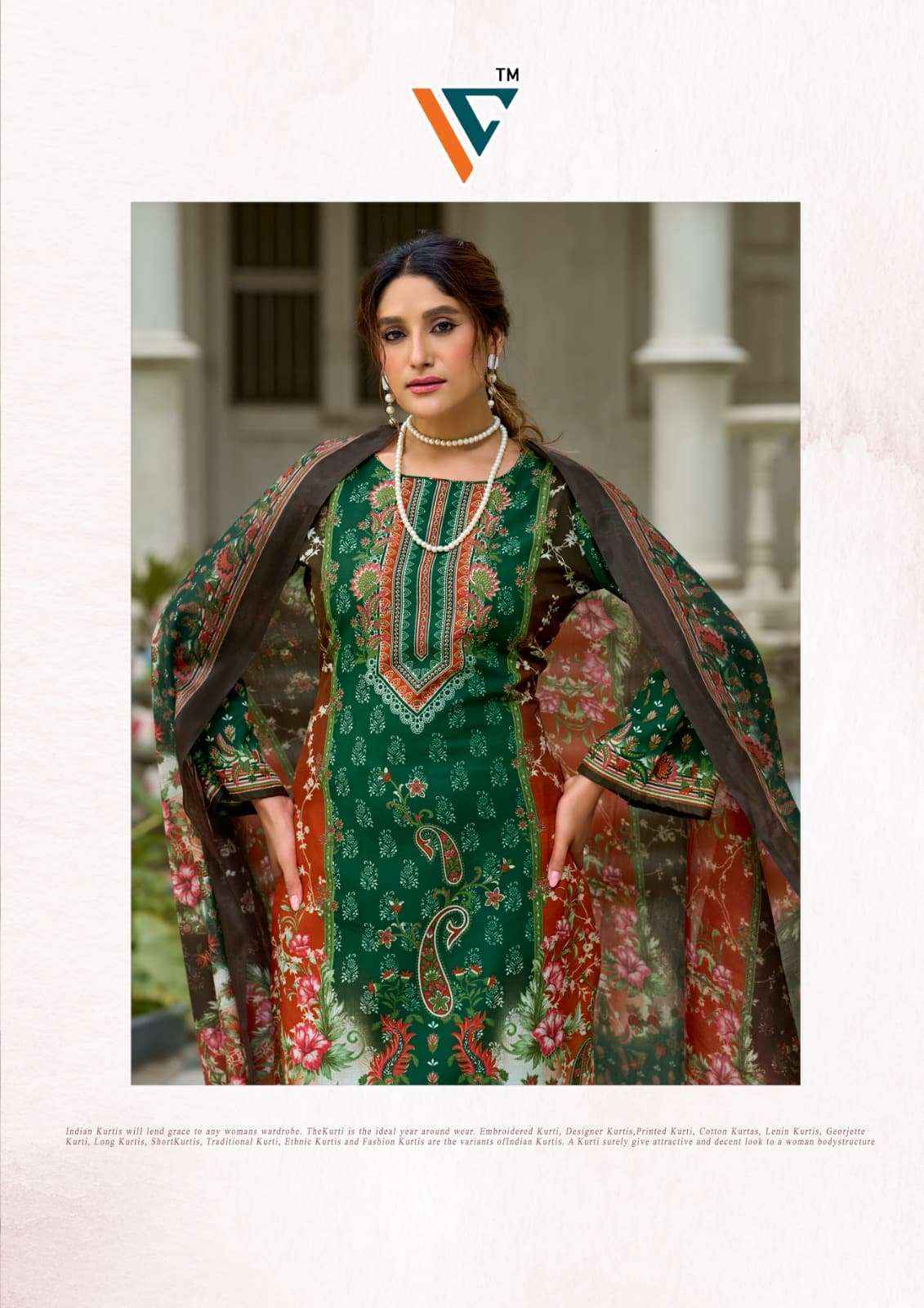 Vandana Nazakat Vol 18 Cotton Dress Material 8 Pcs Catalog