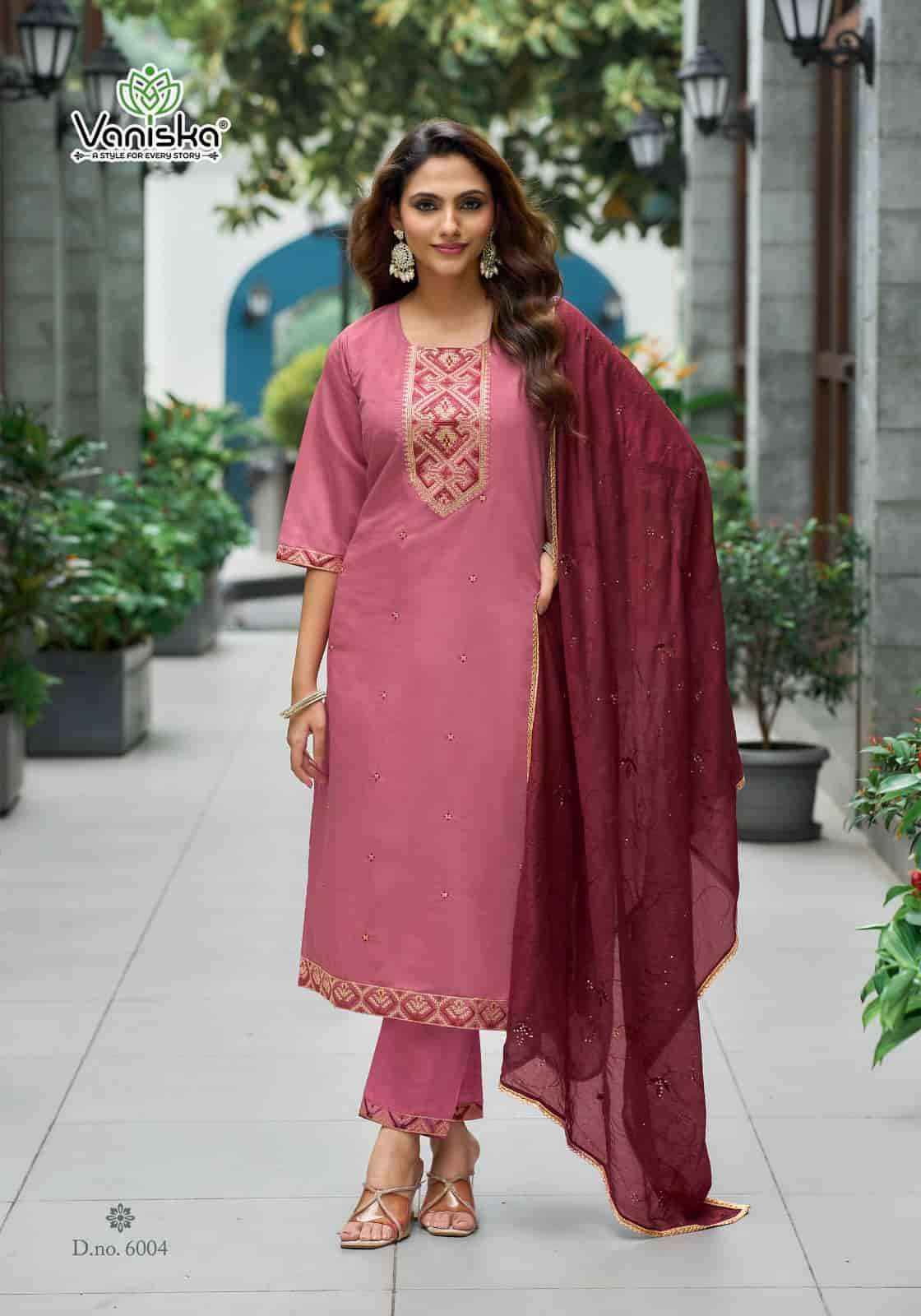 Vaniska Fiza Vol 6 Premium Designs 3 Piece Dress  6 Pcs Catalog 