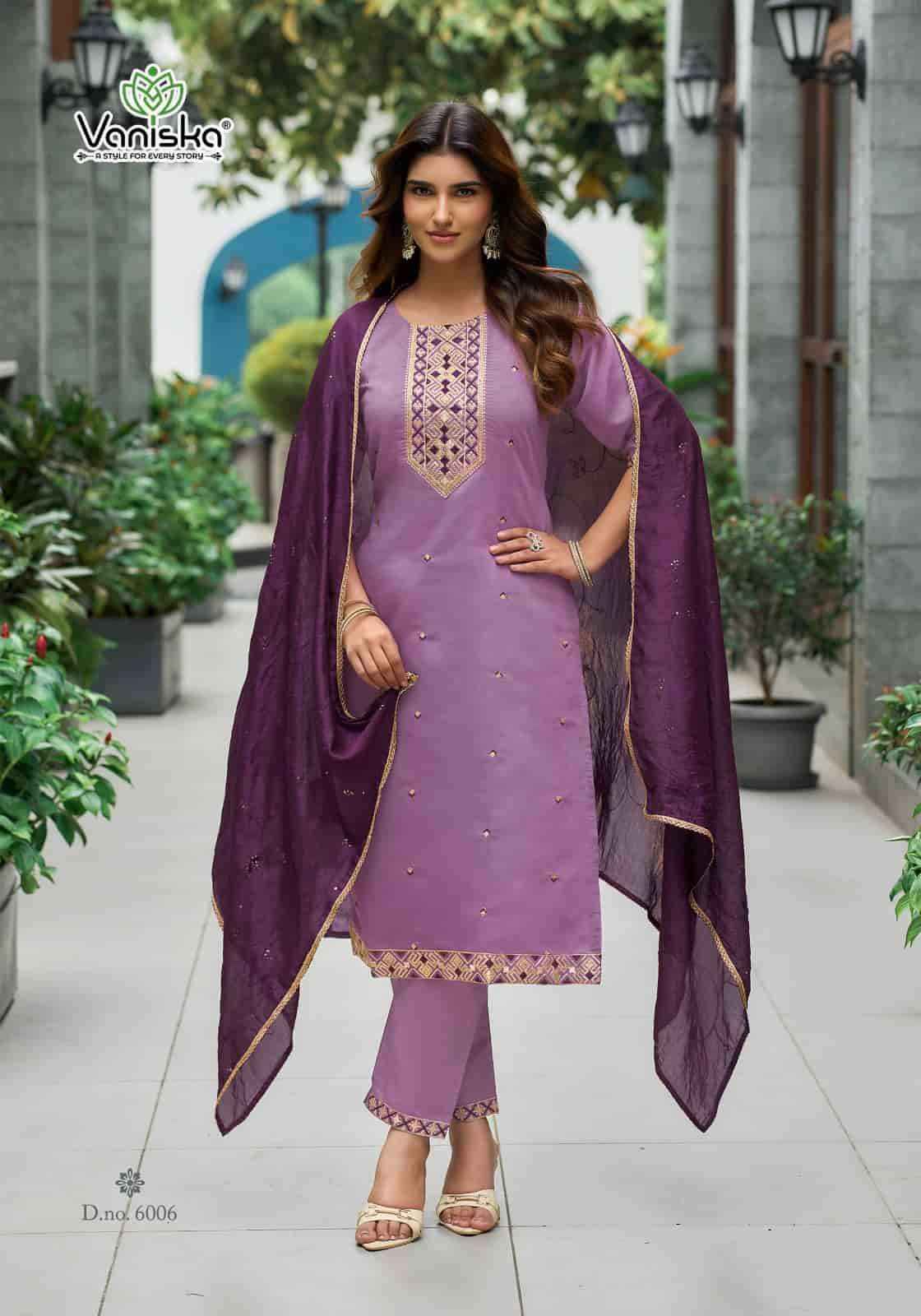 Vaniska Fiza Vol 6 Premium Designs 3 Piece Dress  6 Pcs Catalog 