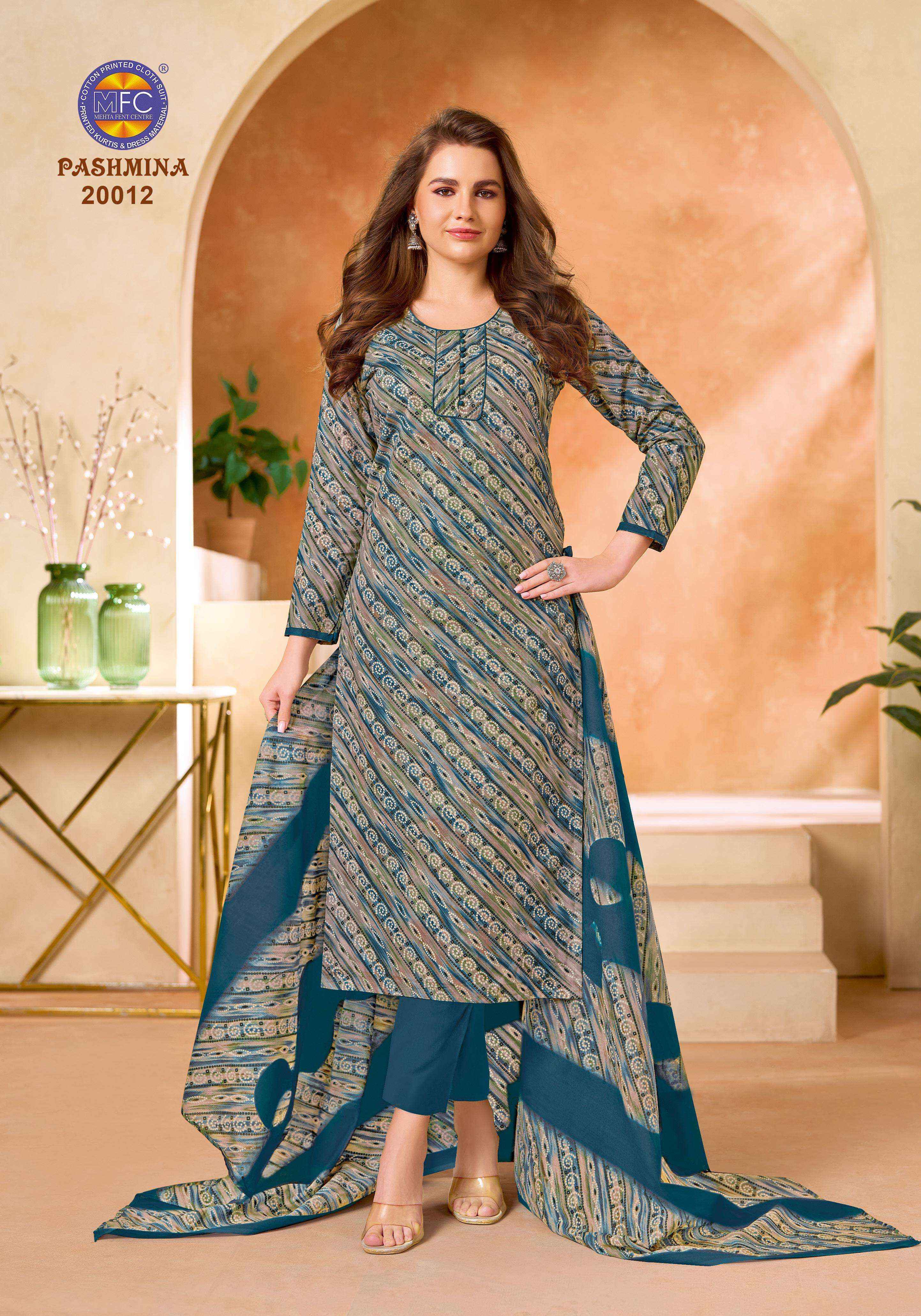 Vinay Fashion Kuleesh Ghehnna Exclusive Premium Chinon Dress Material 4 Pcs Catalog 
